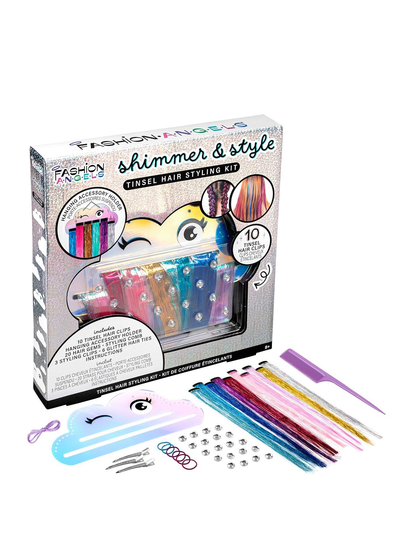 Fashion Angels Shimmer and Style - Tinsel Hair Styling Kit