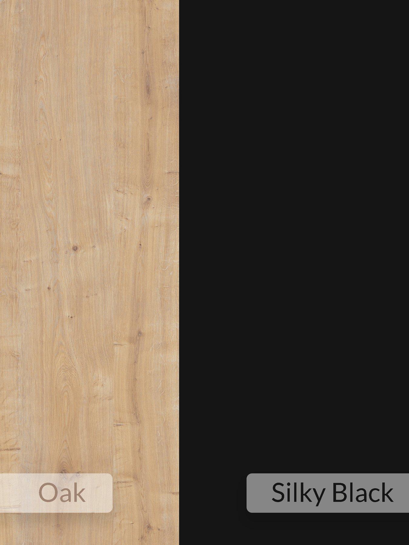 Image 6 of 6 of Decortie Midi Bookcase - Oak / Black