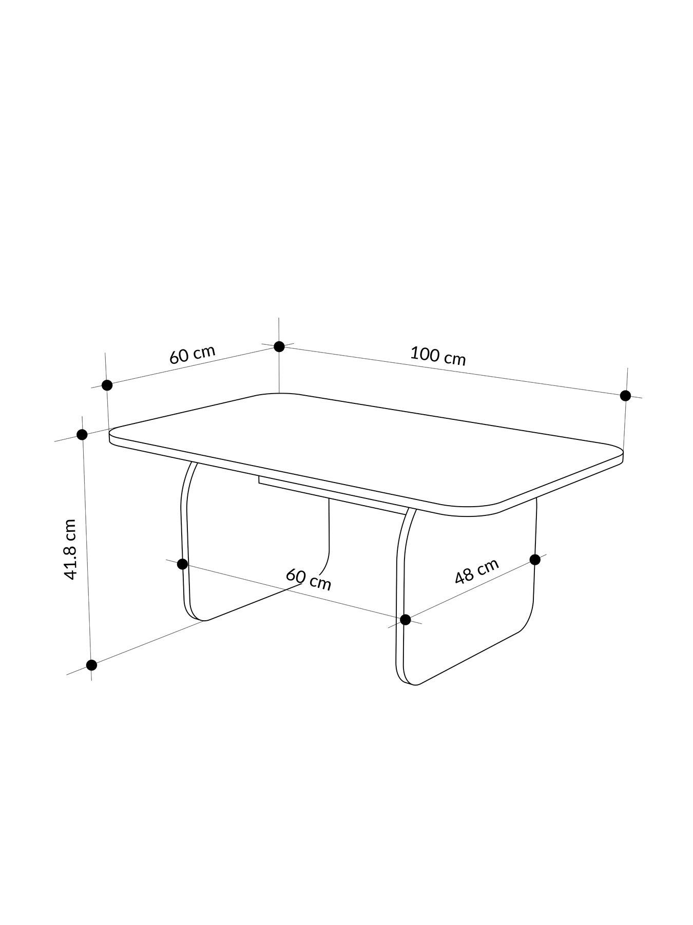 Image 5 of 6 of Decortie Pietra Coffee Table - Sandstone