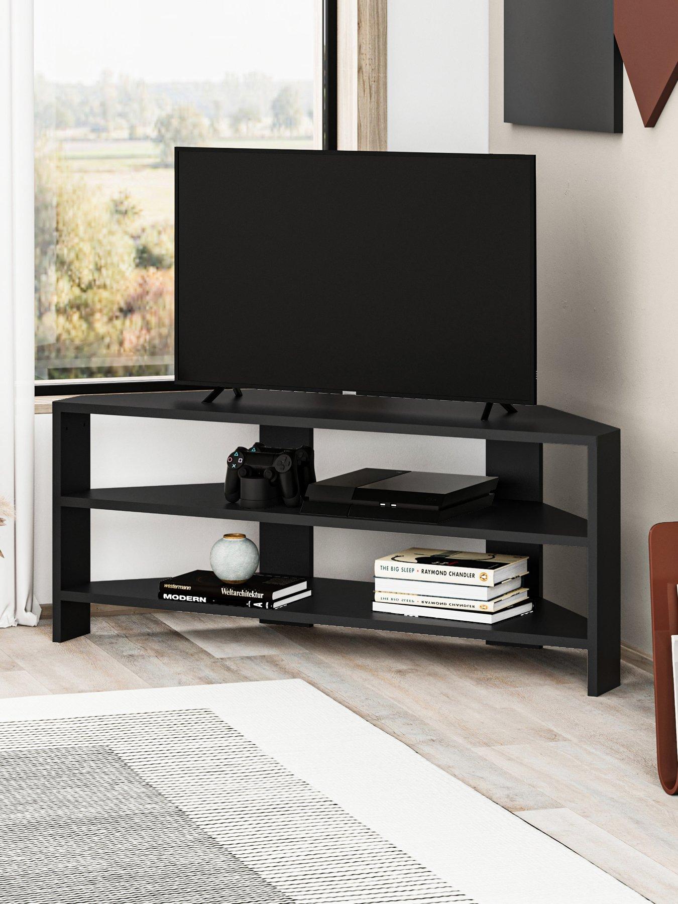 Decortie Thales Corner Tv Stand - Black