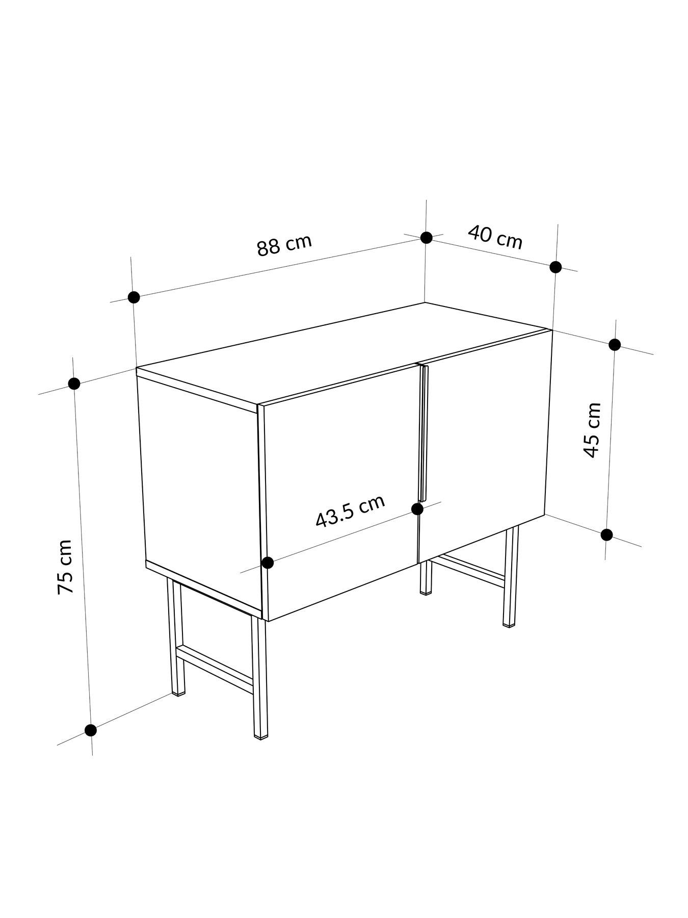 Image 6 of 7 of Decortie Tona Sideboard - Sandstone