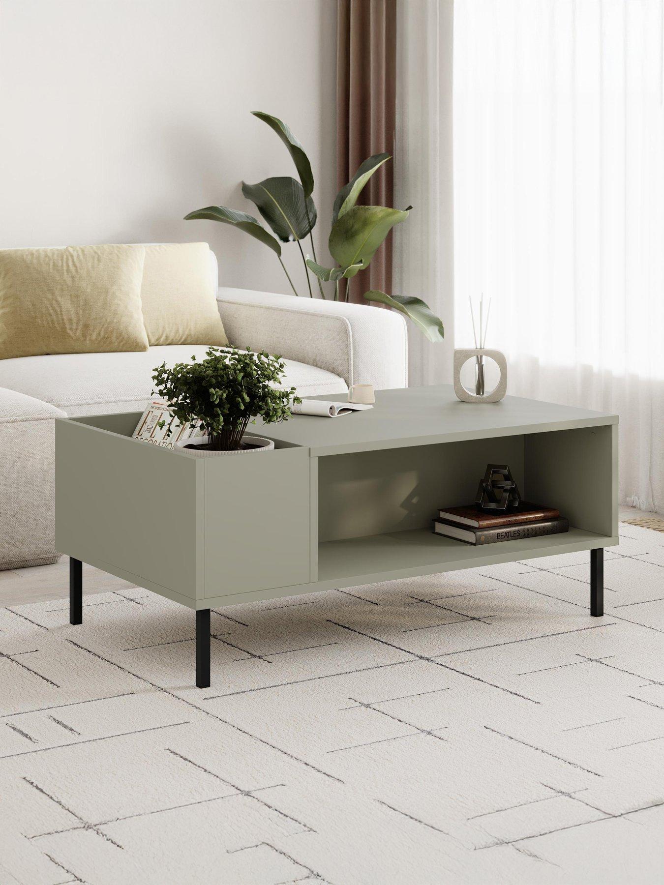Image 1 of 7 of Decortie Vena Coffee Table - Green
