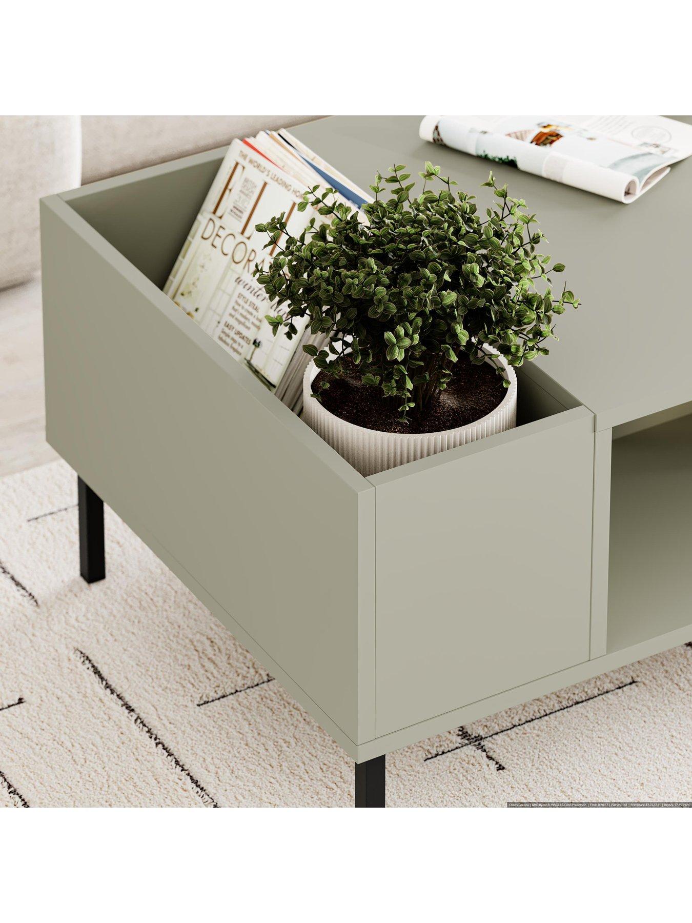 Image 4 of 7 of Decortie Vena Coffee Table - Green