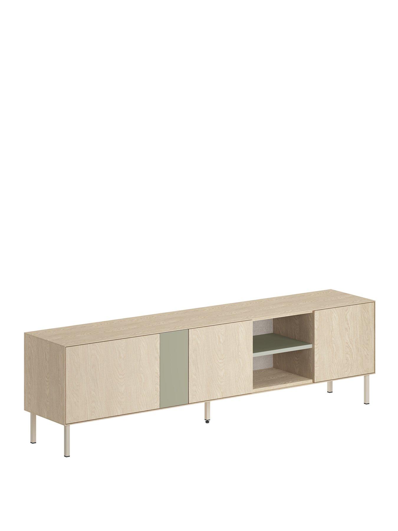 Image 2 of 7 of Decortie Vena Tv Stand - Green