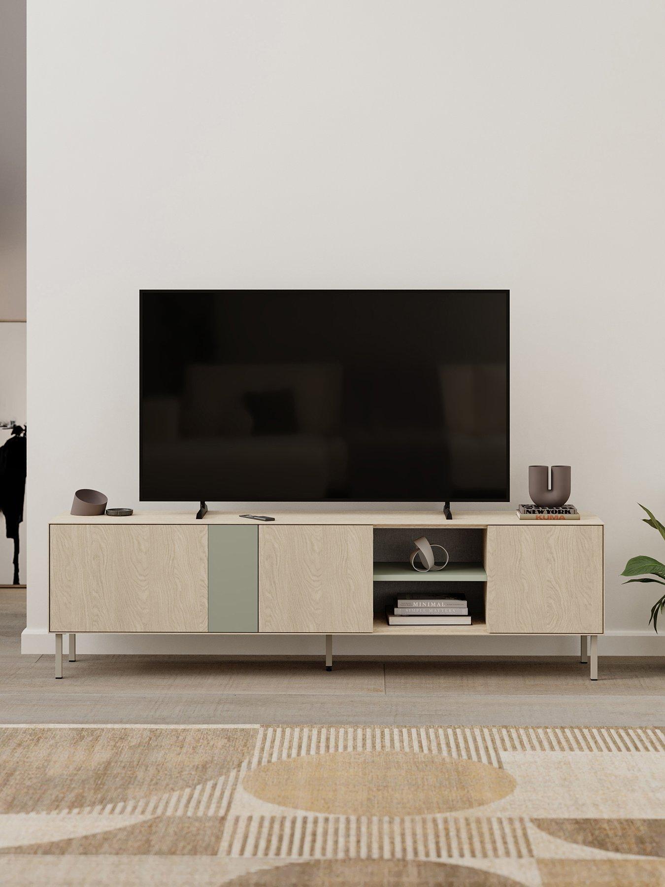 Image 3 of 7 of Decortie Vena Tv Stand - Green