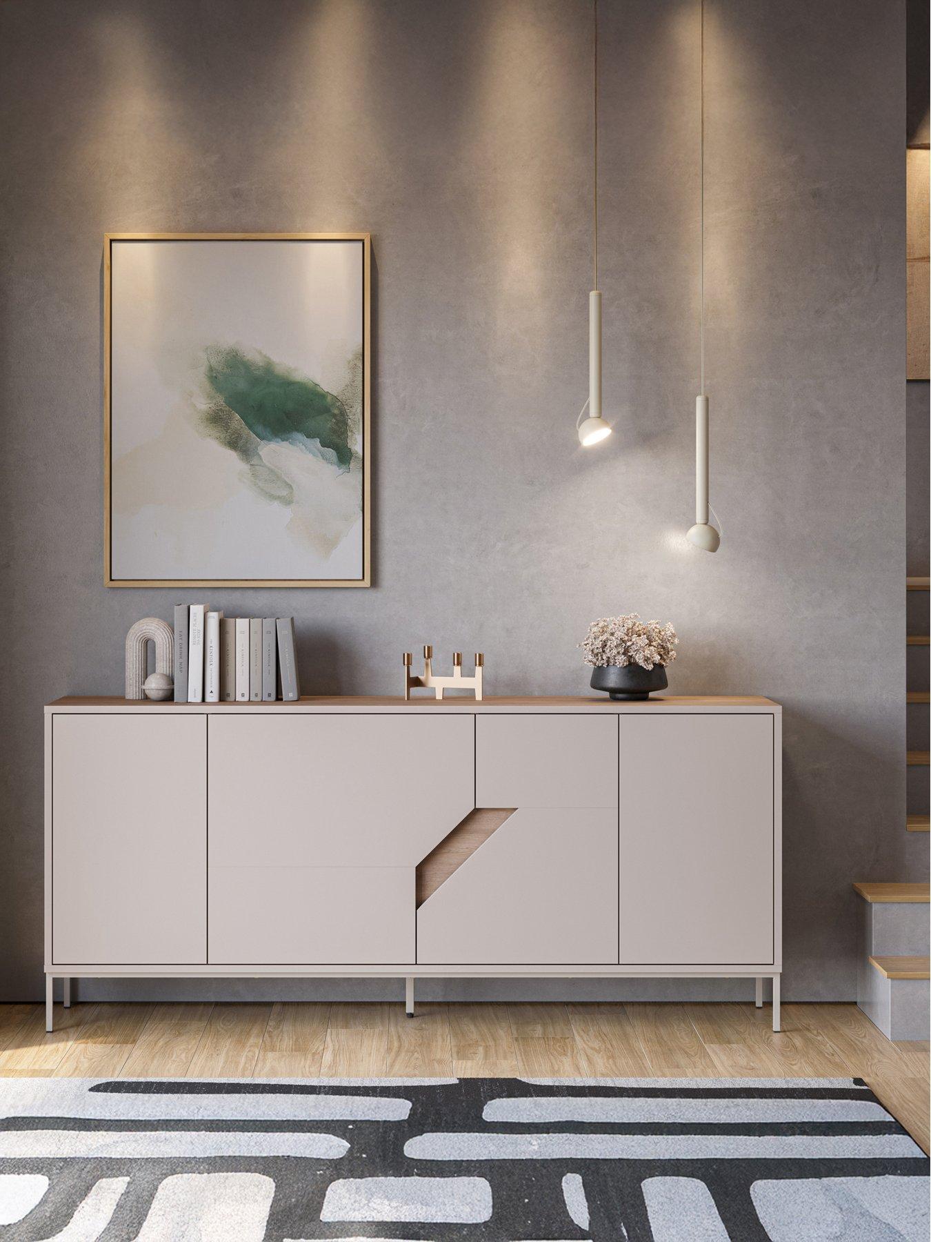 Decortie Vesco Large Sideboard - Sandstone