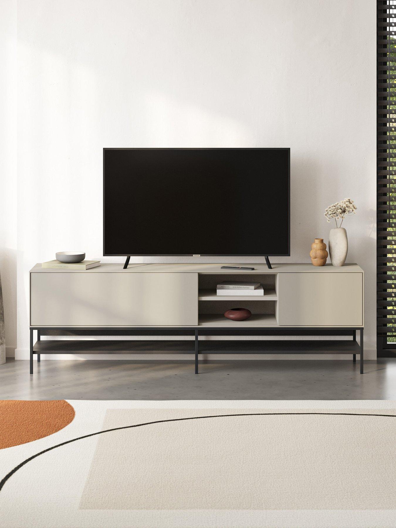 Decortie Amira Large Tv Unit - Sandstone