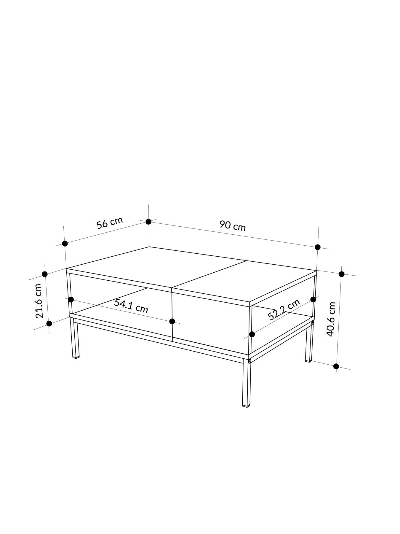Image 5 of 6 of Decortie Cailin Coffee Table