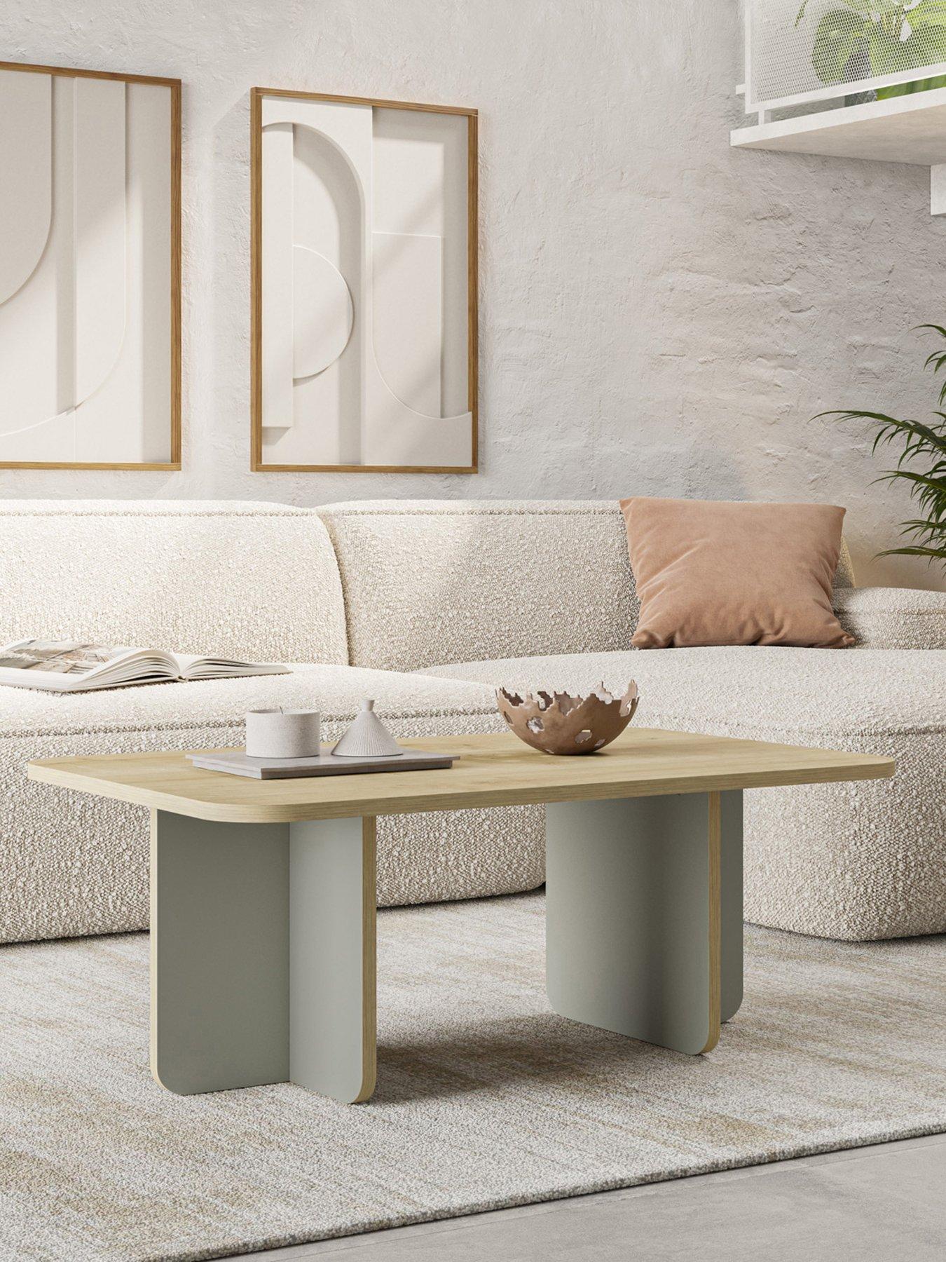 Decortie Hillary Coffee Table - Oak / Green