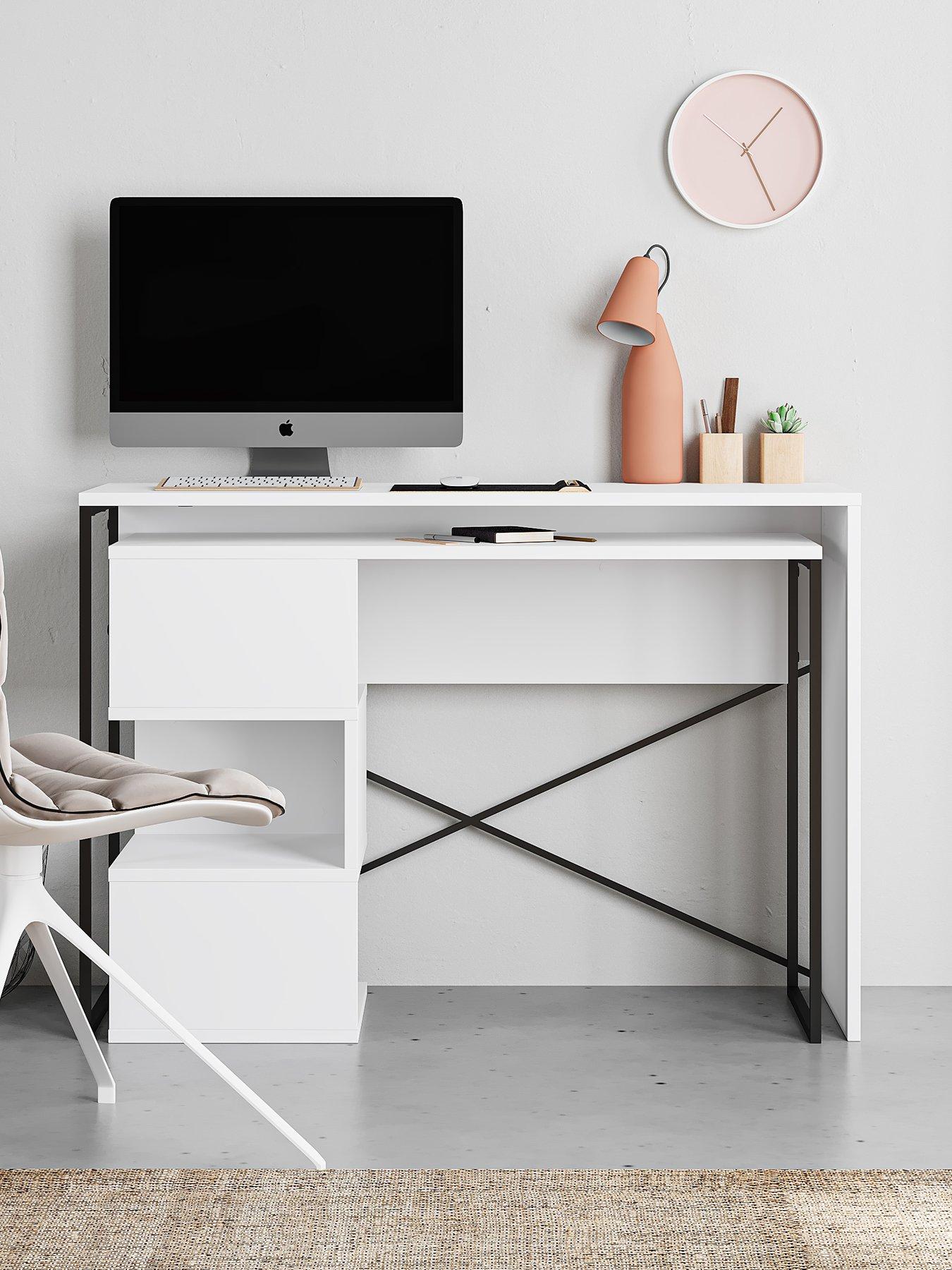 Image 3 of 7 of Decortie Badau Multi Purpose Desk - White