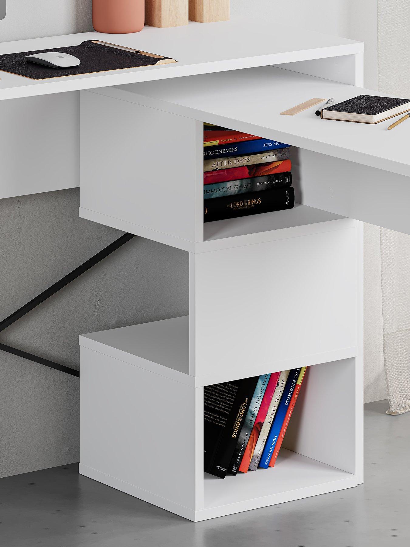 Image 5 of 7 of Decortie Badau Multi Purpose Desk - White