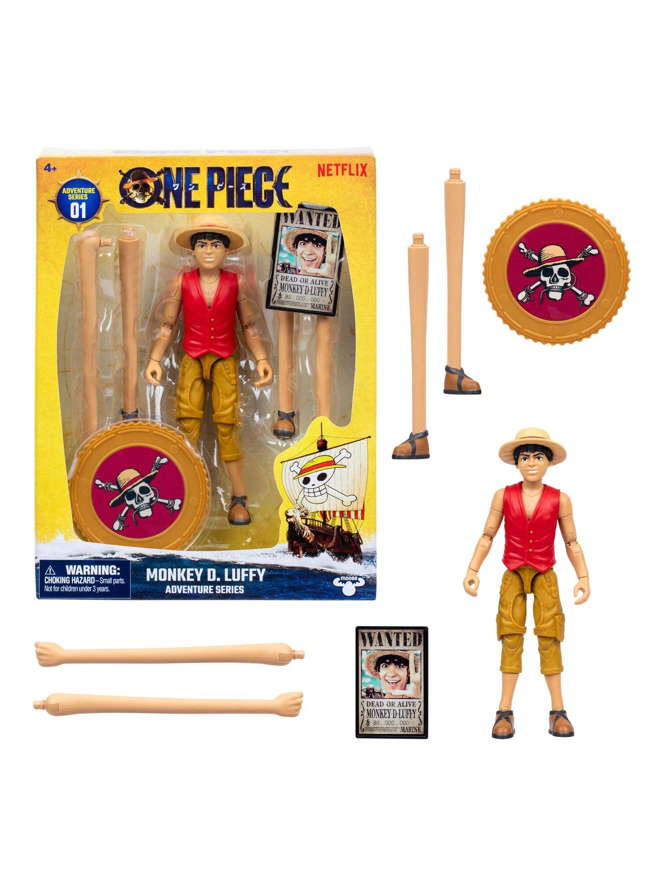 Image 2 of 8 of One Piece MONKEY D. LUFFY ACTION FIGURE WITH 6 ACCESSORIES