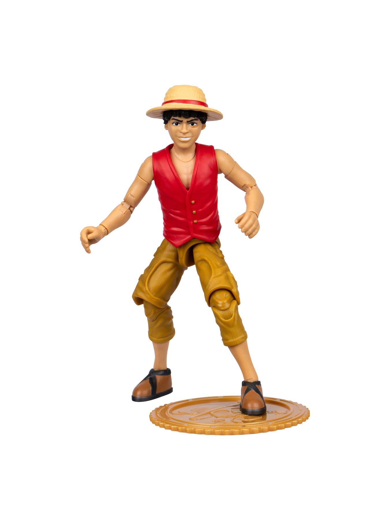Image 3 of 8 of One Piece MONKEY D. LUFFY ACTION FIGURE WITH 6 ACCESSORIES