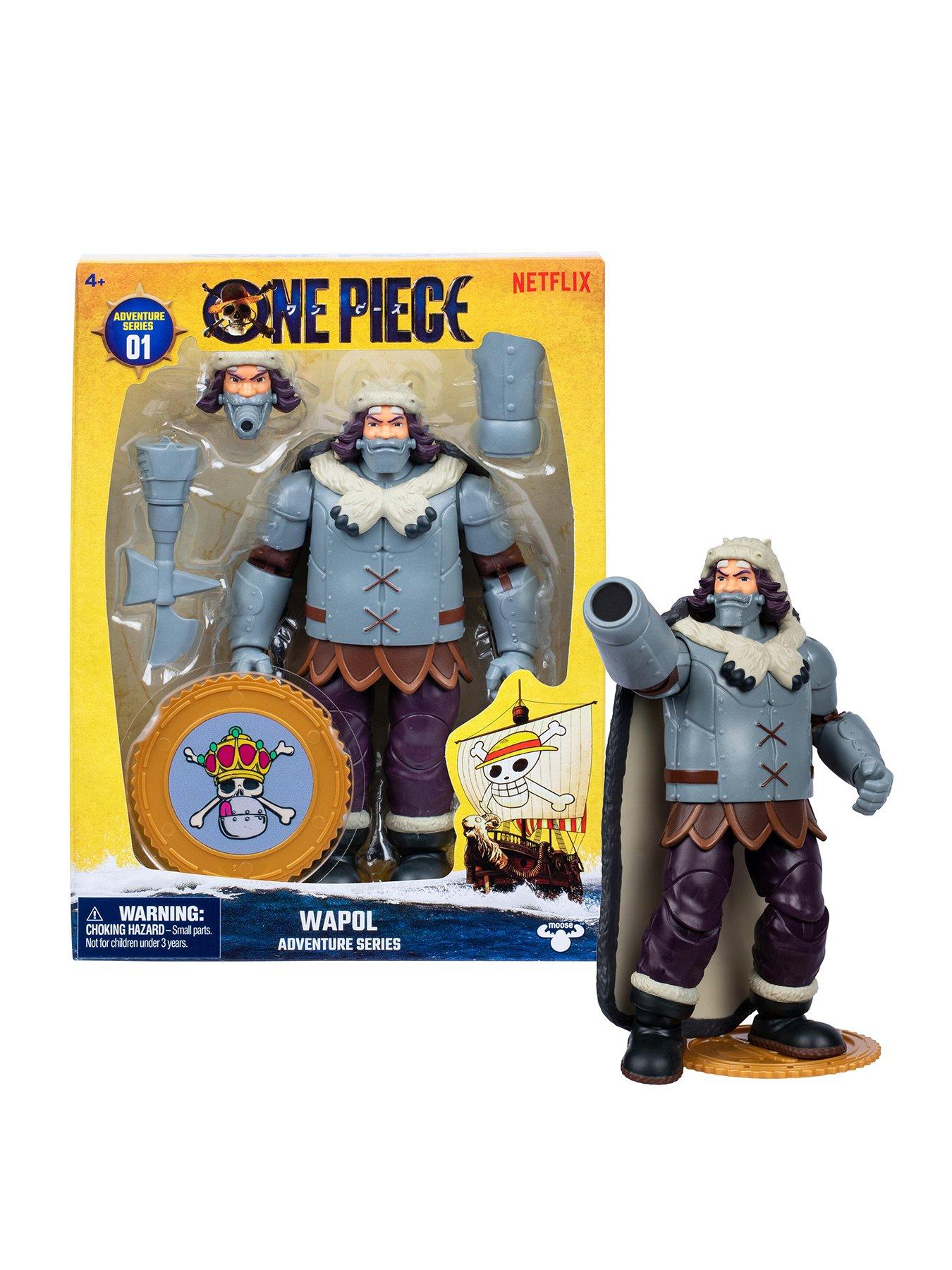 One Piece WAPOL ACTION FIGURE WITH 4 ACCESSORIES