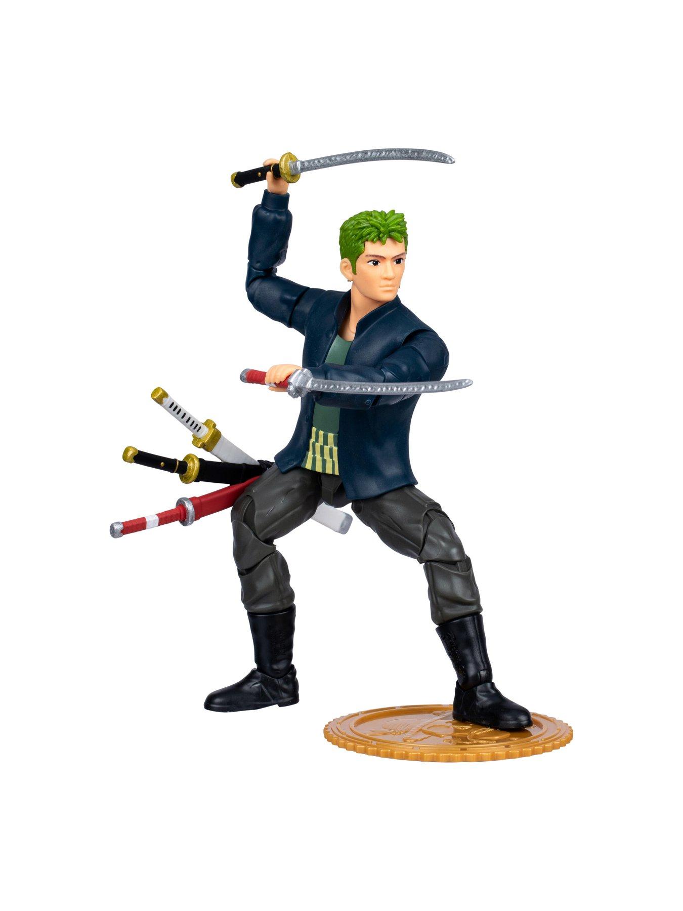 Image 3 of 8 of One Piece ZORO ACTION FIGURE WITH 5 ACCESSORIES