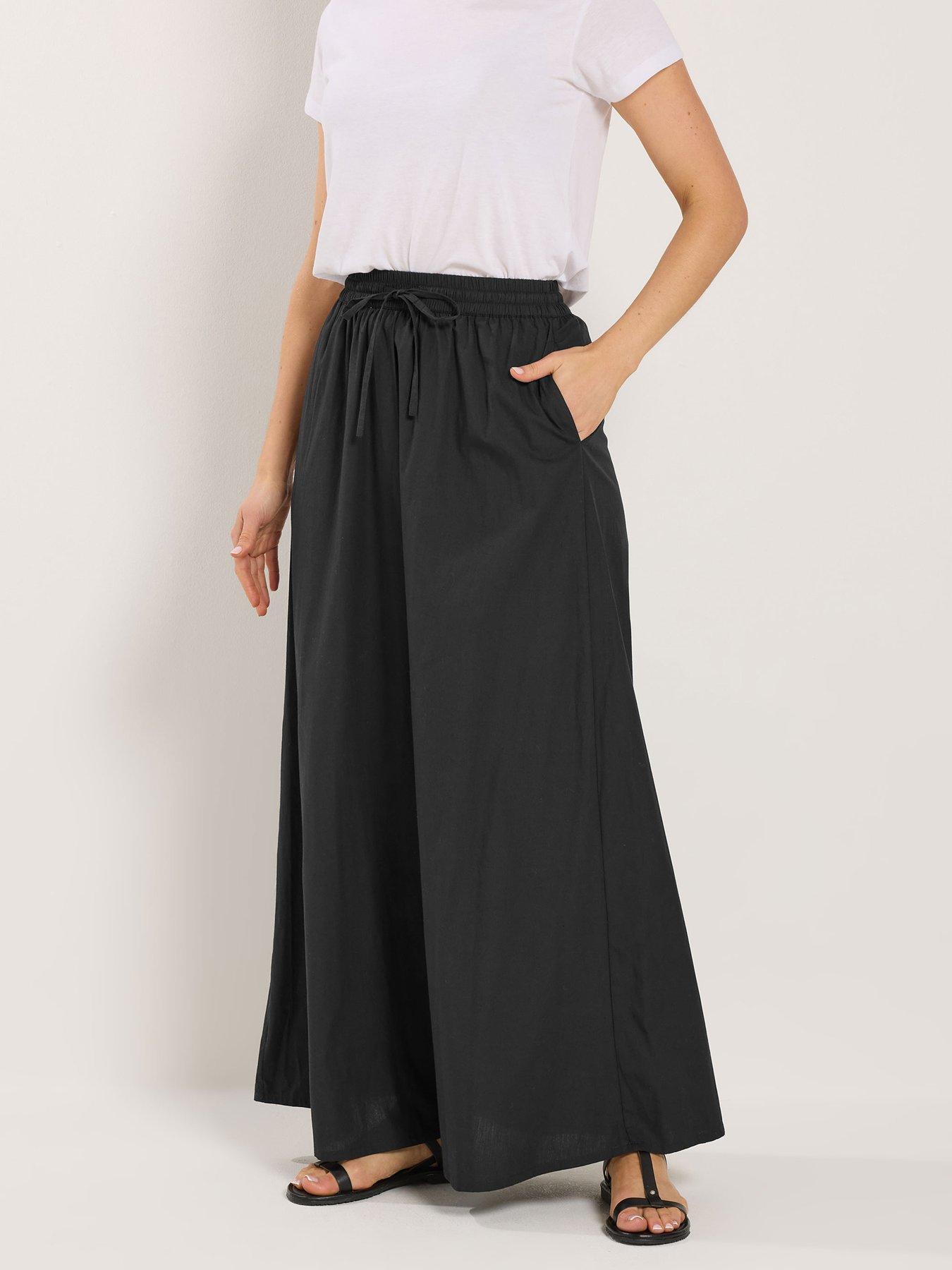 Long Tall Sally Pull On Maxi Skirt - Black