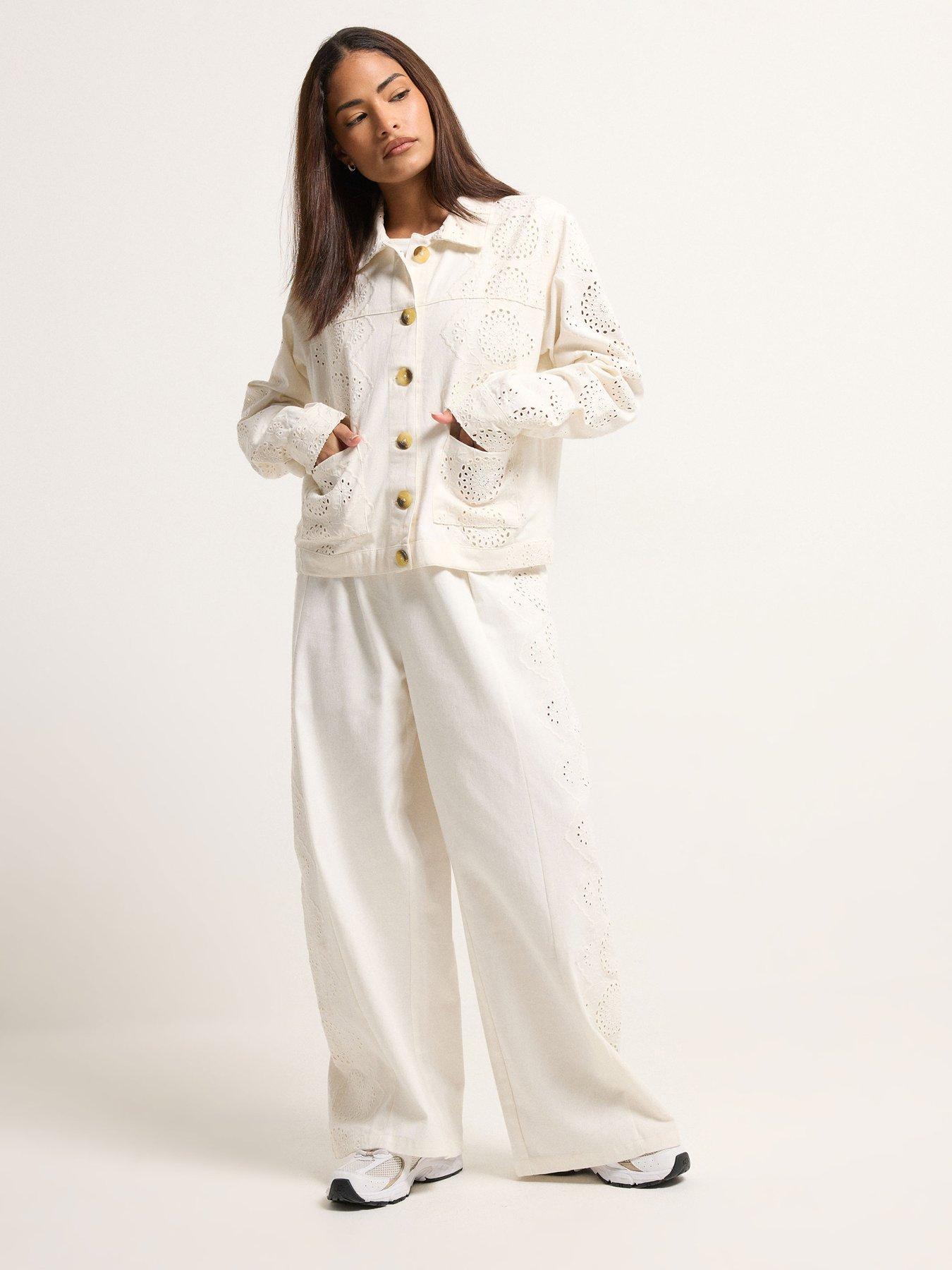 Image 3 of 5 of PixieGirl Petite Pull On Wide Leg Trouser