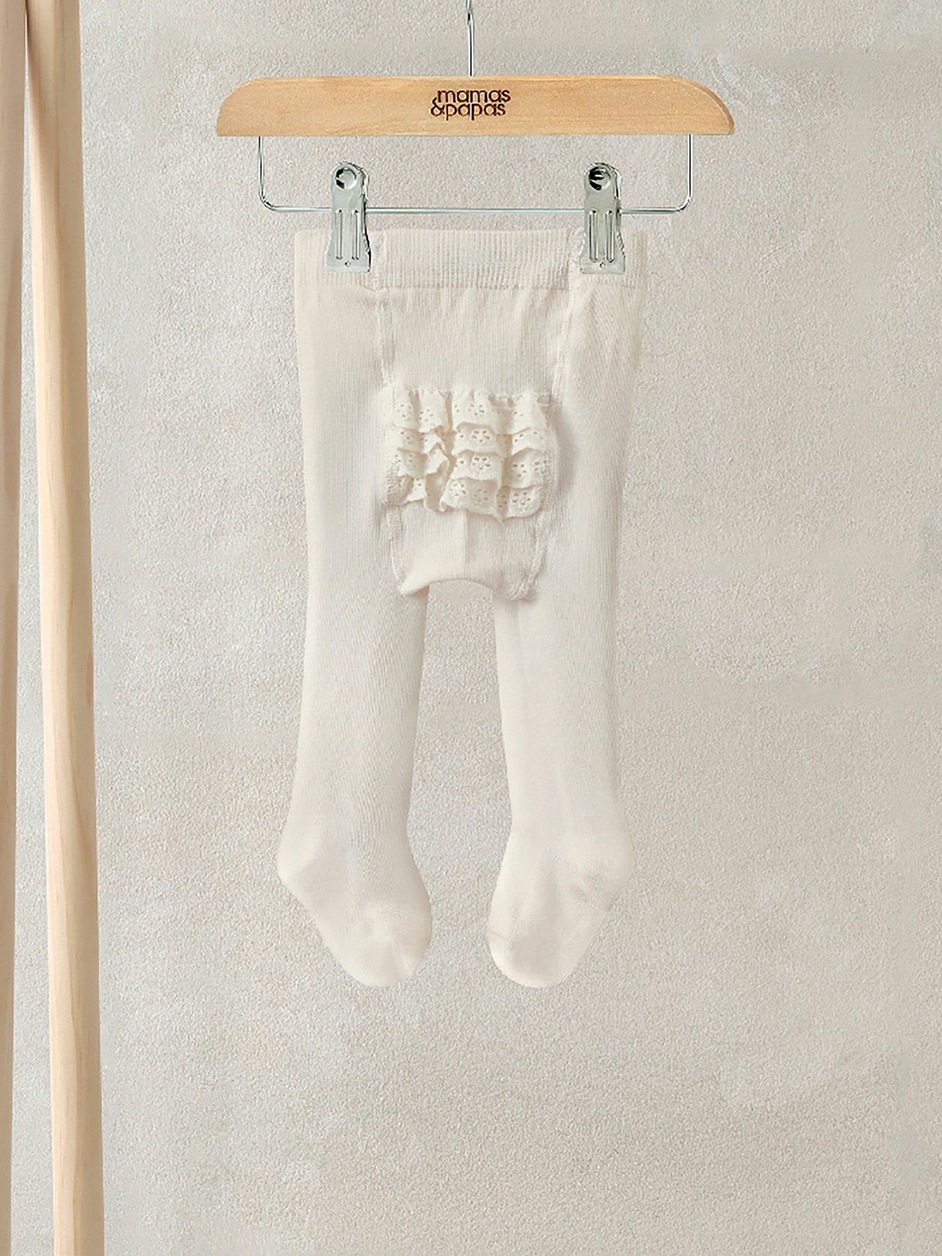 Mamas & Papas Baby Girls Frilly Bum Tights