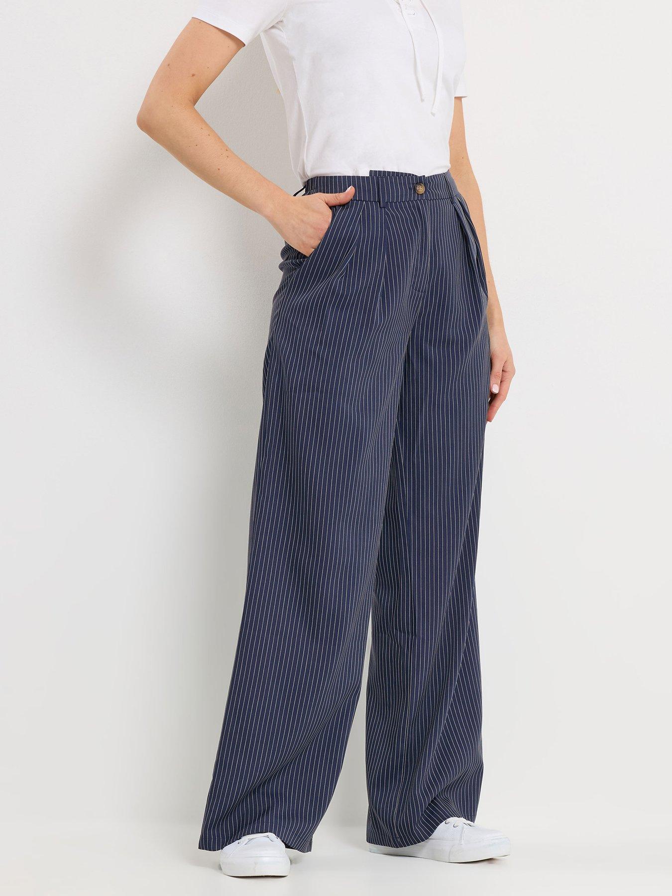 Image 1 of 5 of Long Tall Sally Tall Pinstripe Trouser 36"