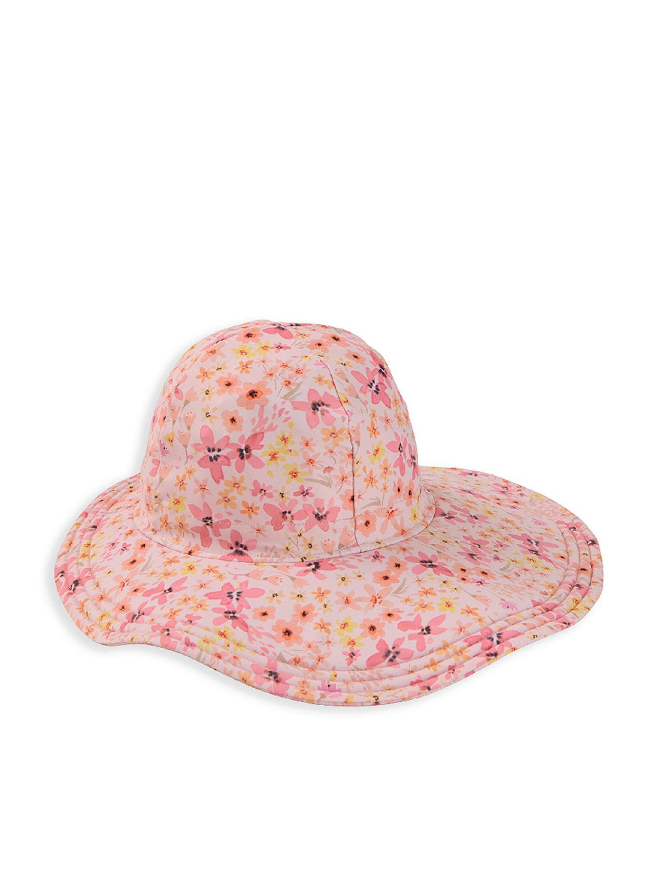 Mamas & Papas Baby Girls Floral Floppy Sunhat