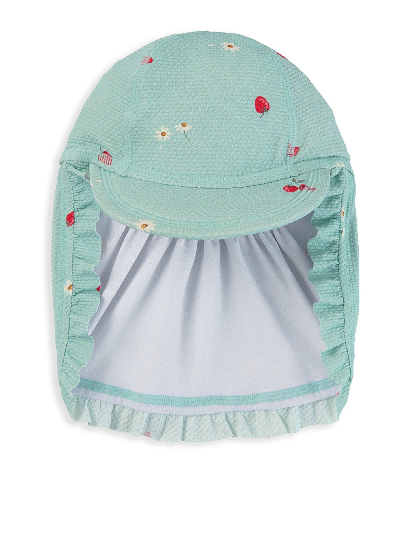 Mamas & Papas Baby Girls Strawberry Peaked Sunhat