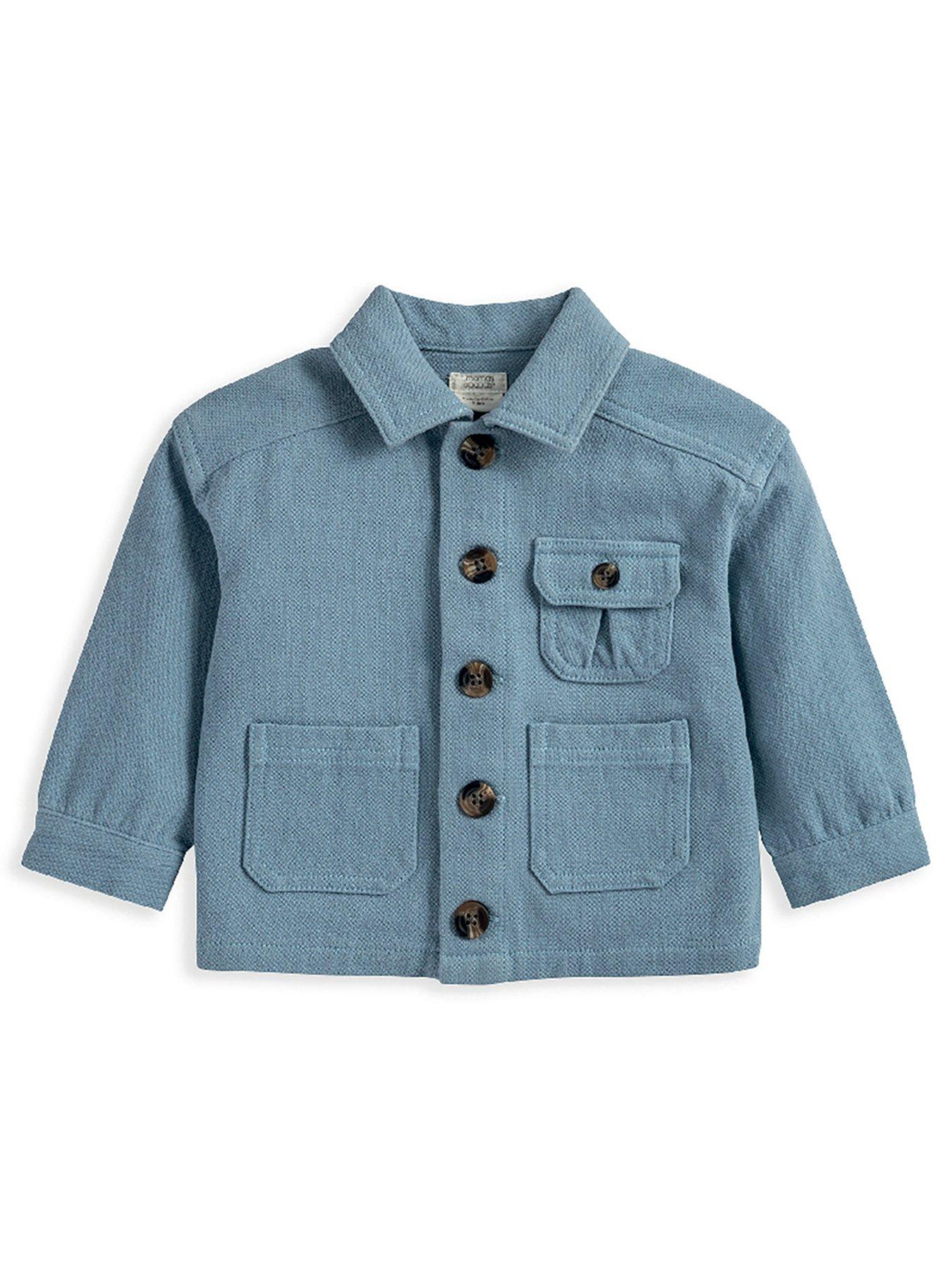Image 1 of 2 of Mamas & Papas Baby Boys Smart Jacket - Blue
