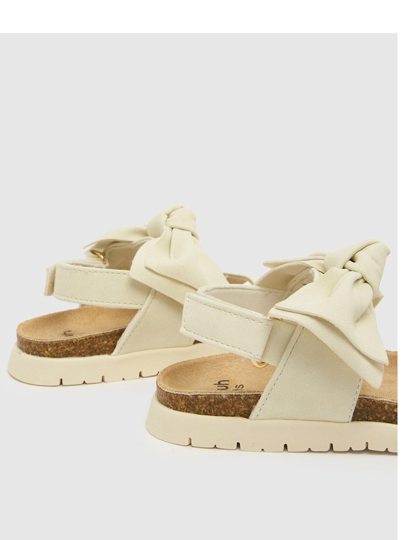 Image 3 of 4 of Schuh Toddler Tartan Bow Footbed Sandal