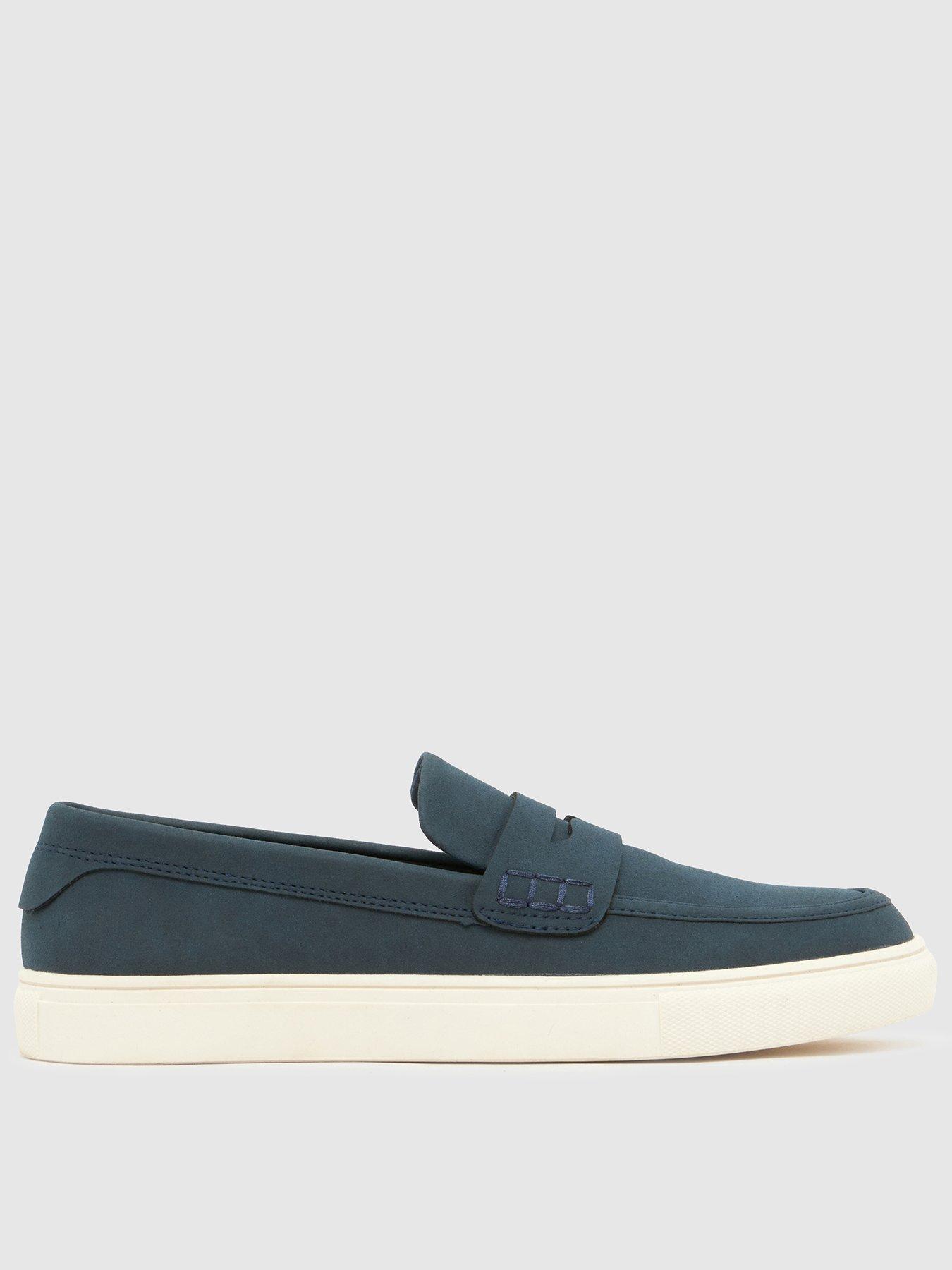 Schuh Youth Loudest White Sole Loafer - Navy