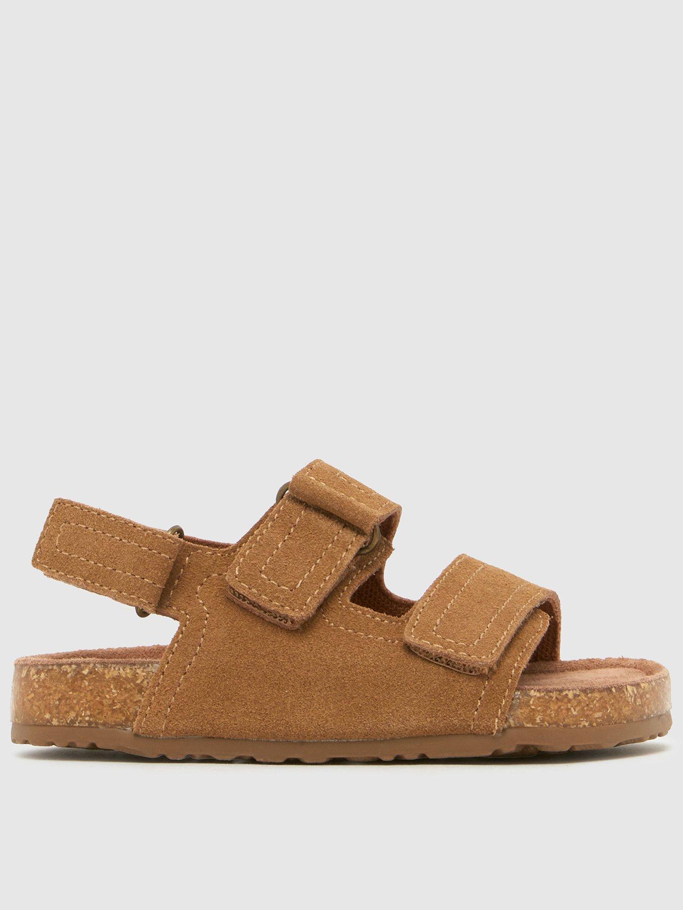 Schuh Toddler Turtle Footbed Sandal - Khaki