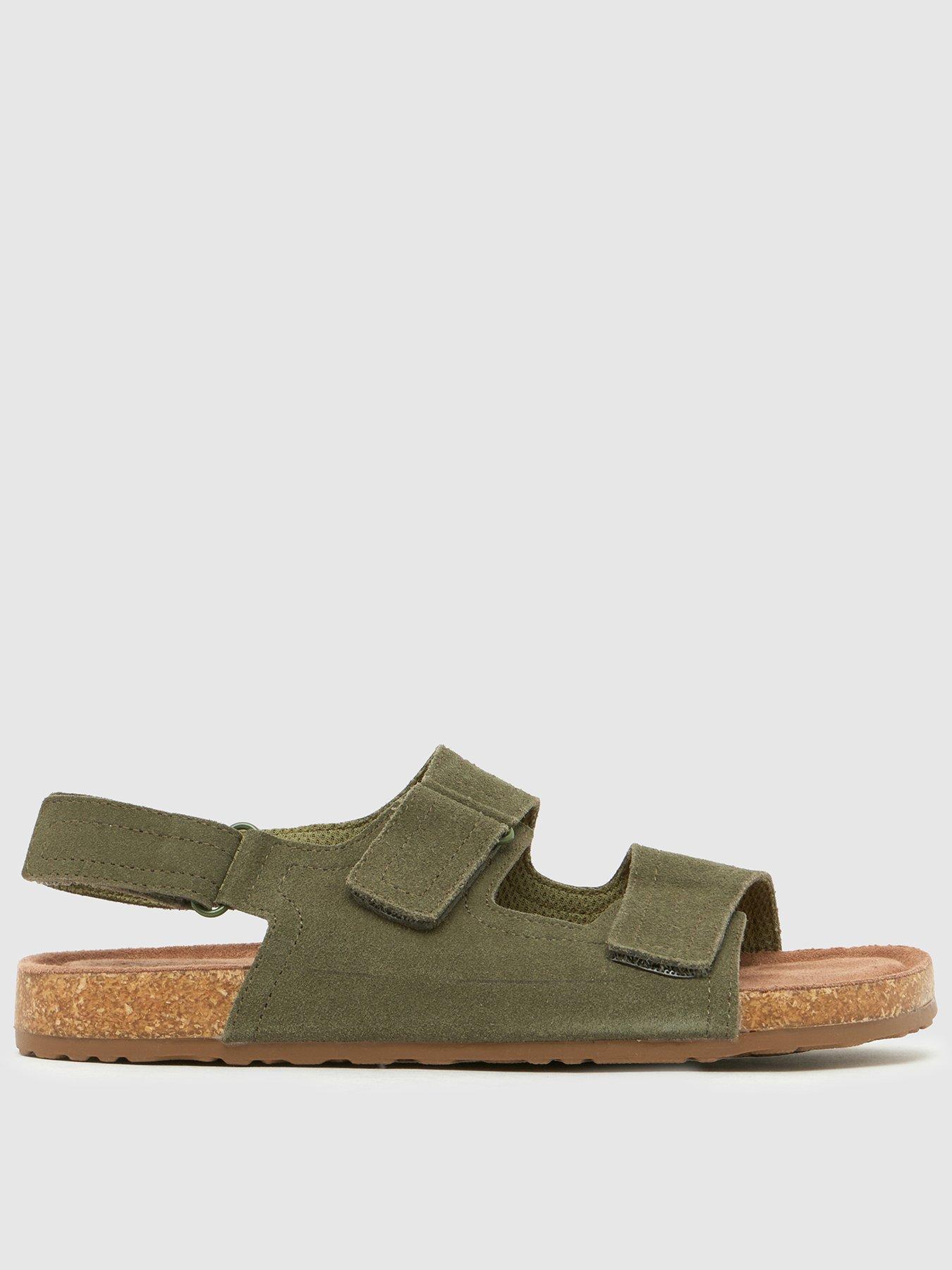 Schuh Youth Turtle Footbed Sandal - Khaki