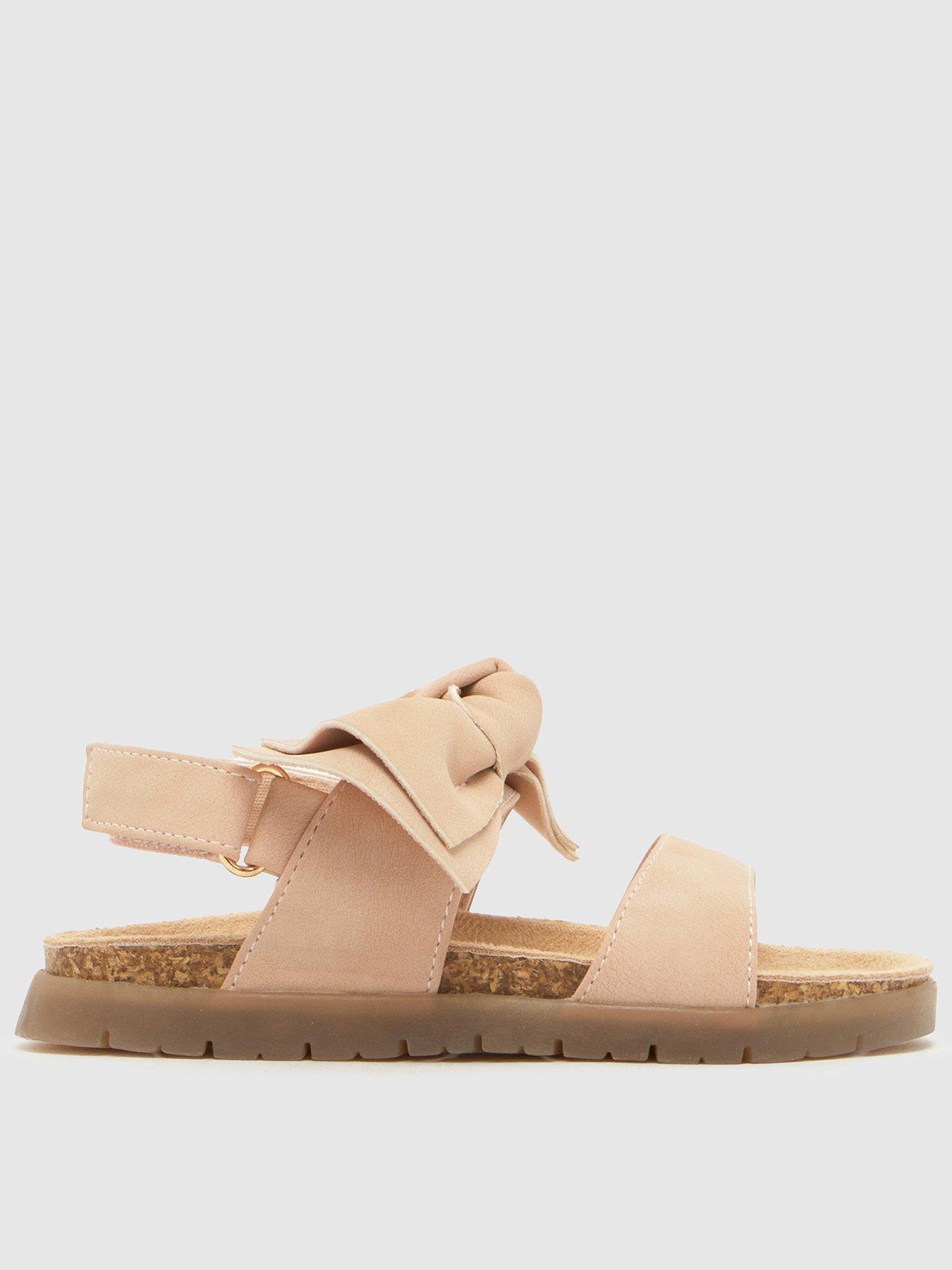 Image 1 of 4 of Schuh Toddler Tartan Bow Footbed Sandal