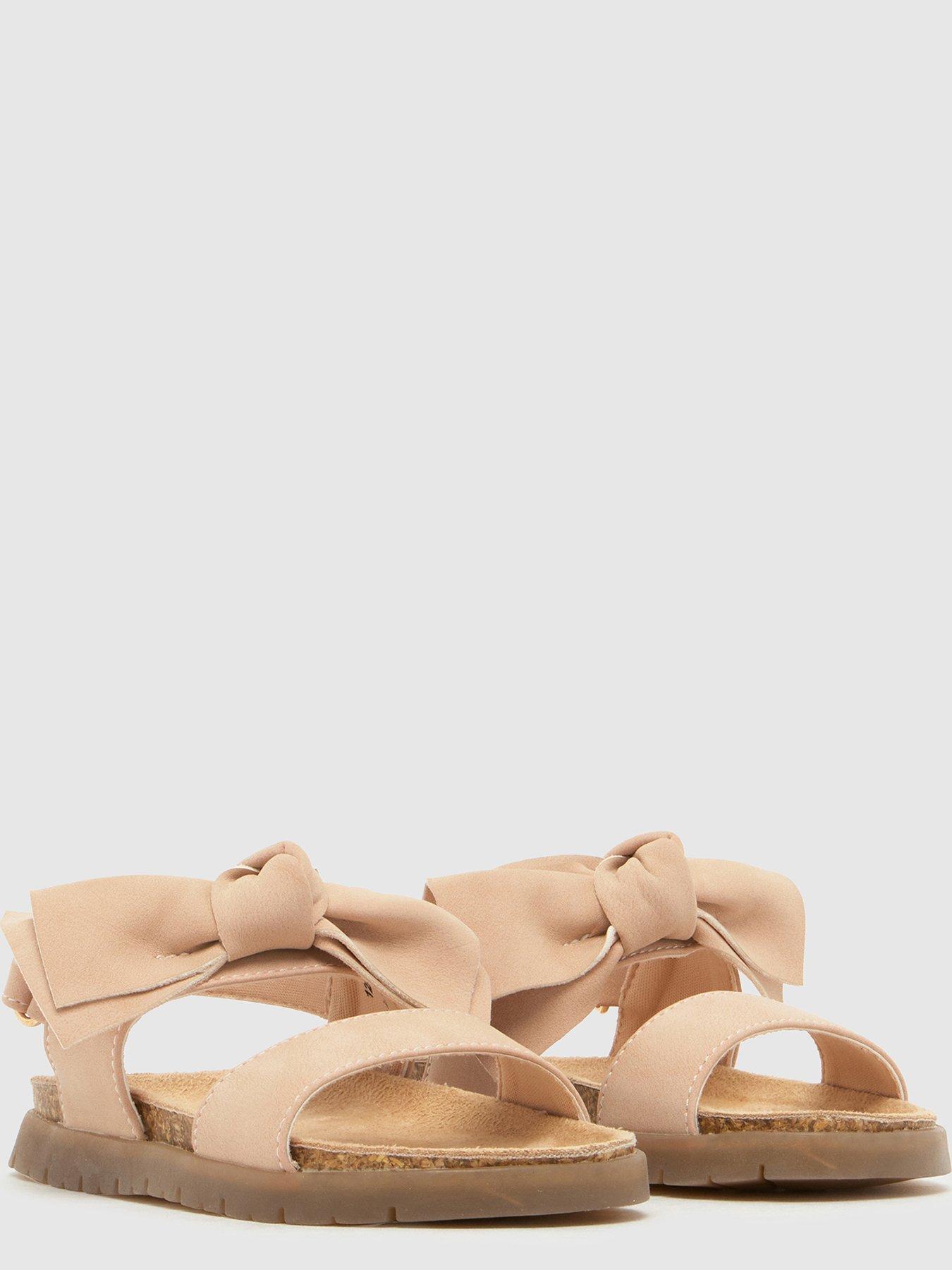 Image 4 of 4 of Schuh Toddler Tartan Bow Footbed Sandal