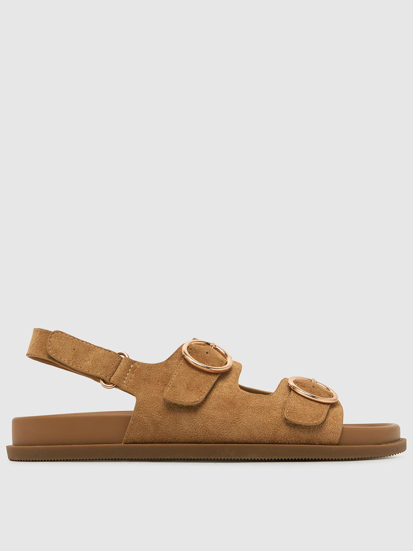 Image 1 of 4 of Schuh Youth Twist Velcro Footbed Sandal
