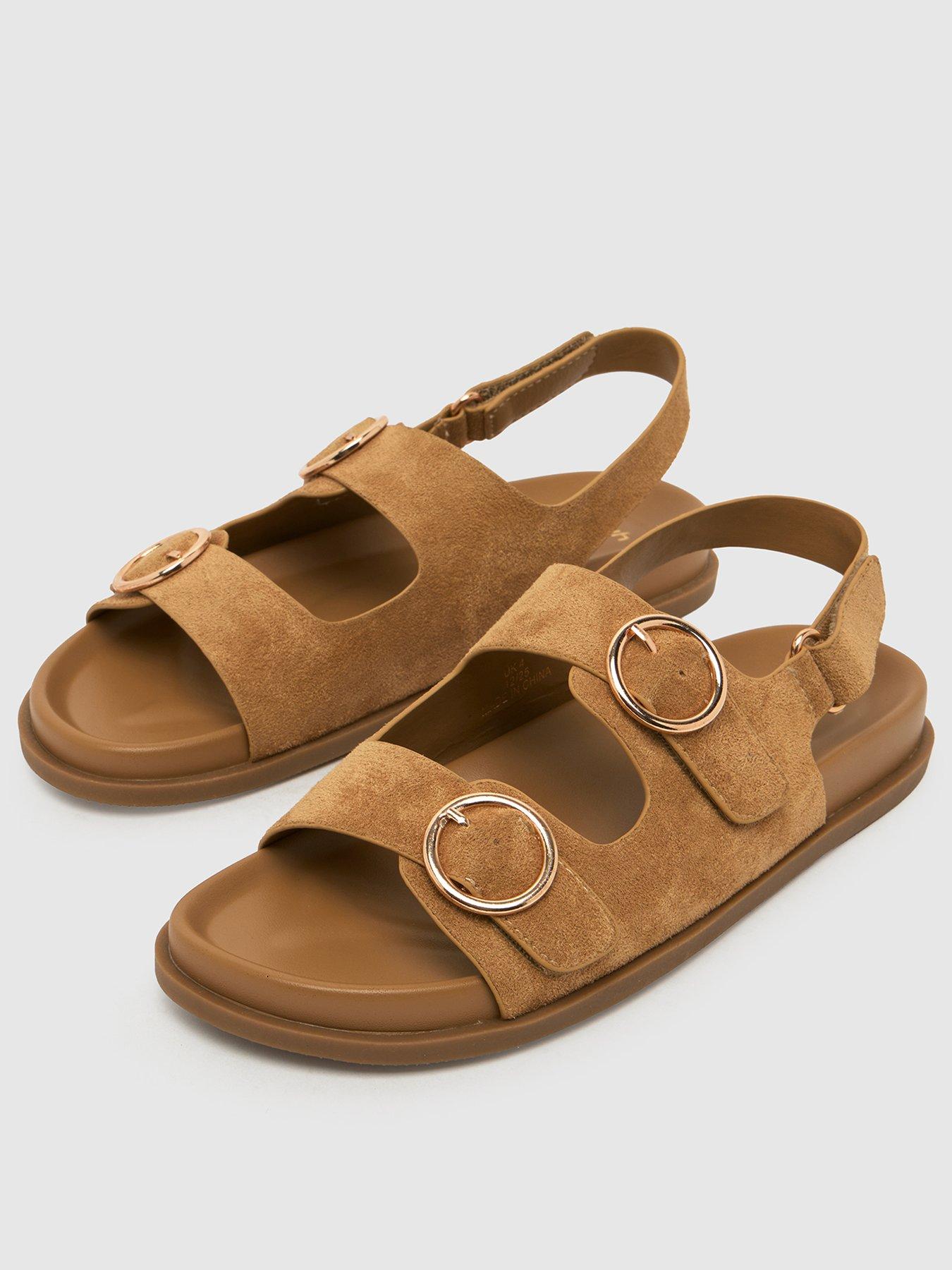 Image 3 of 4 of Schuh Youth Twist Velcro Footbed Sandal