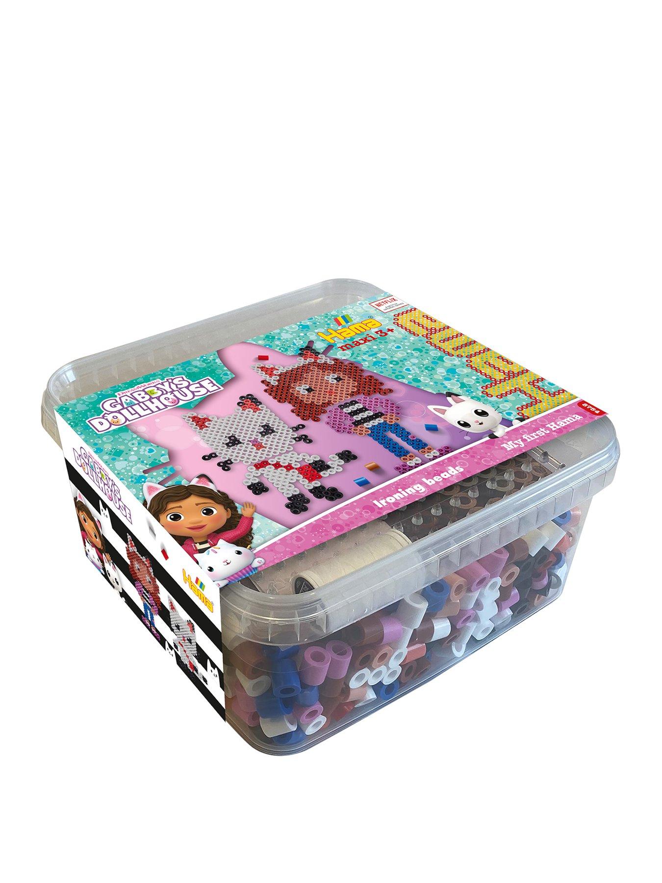 Gabby's Dollhouse Hama Gabbys Dollhouse Maxi Beads  &  Pegboard Tub