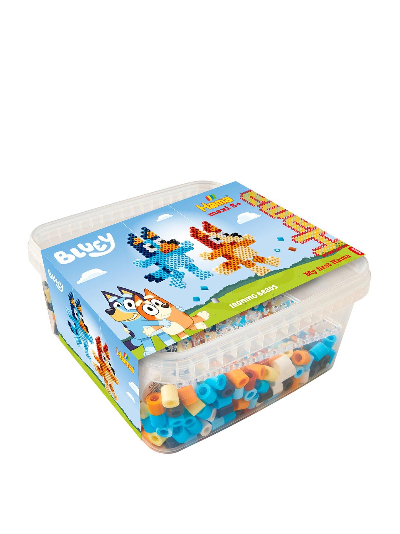 Hama Bluey Maxi Beads Tub with Pegboards