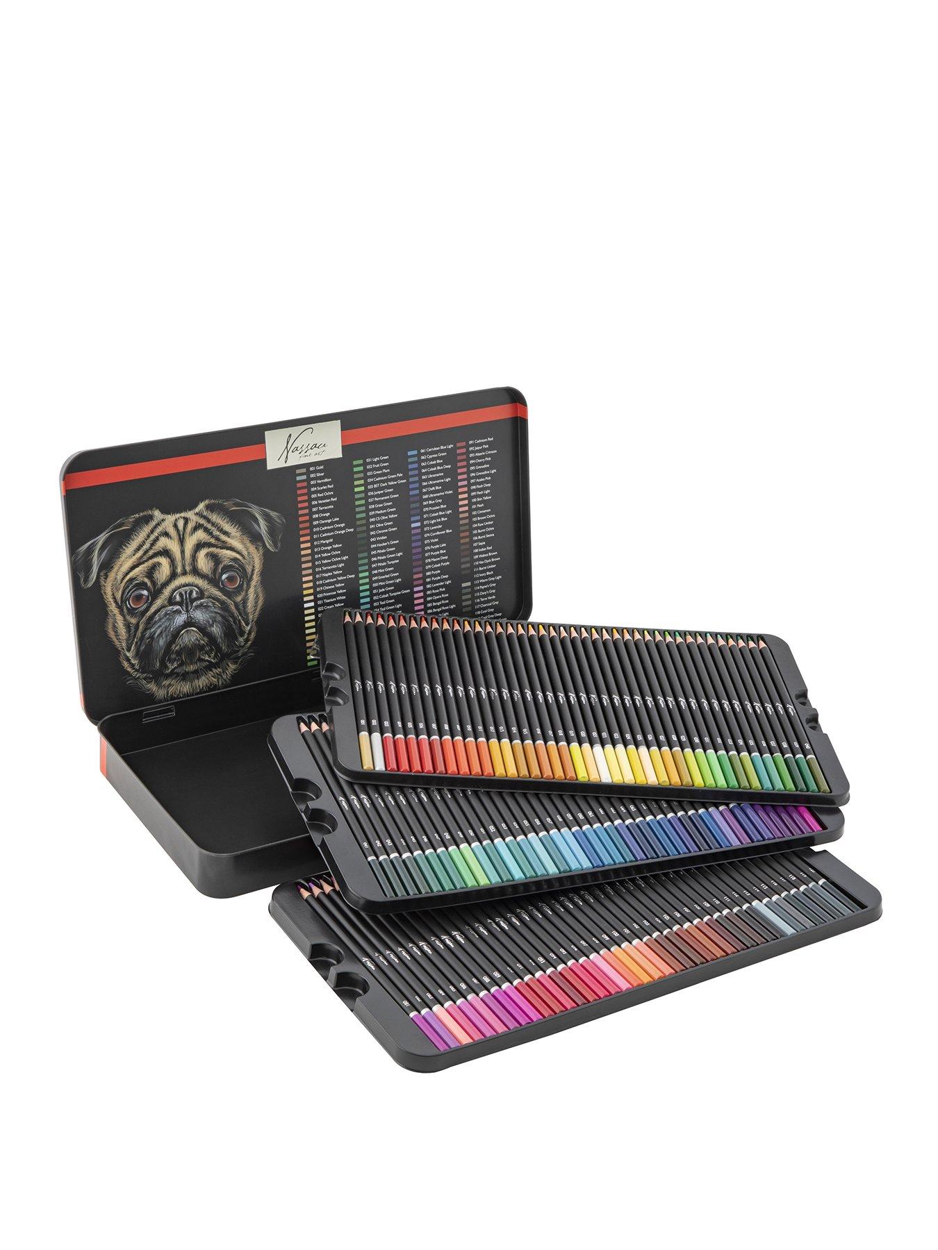 Coloured pencils, 120 pcs in tin box