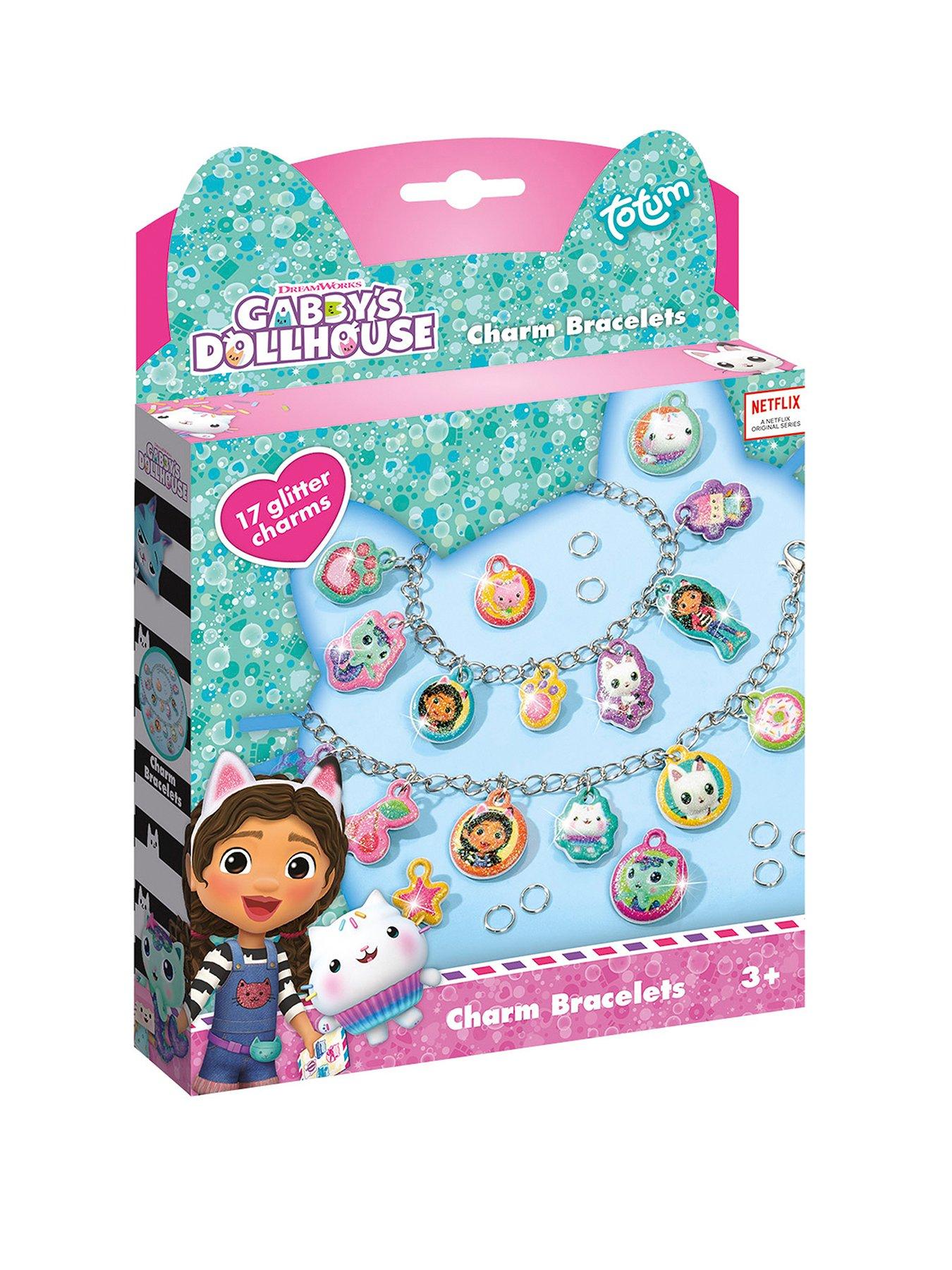 Gabby's Dollhouse Glitter Charm Bracelets