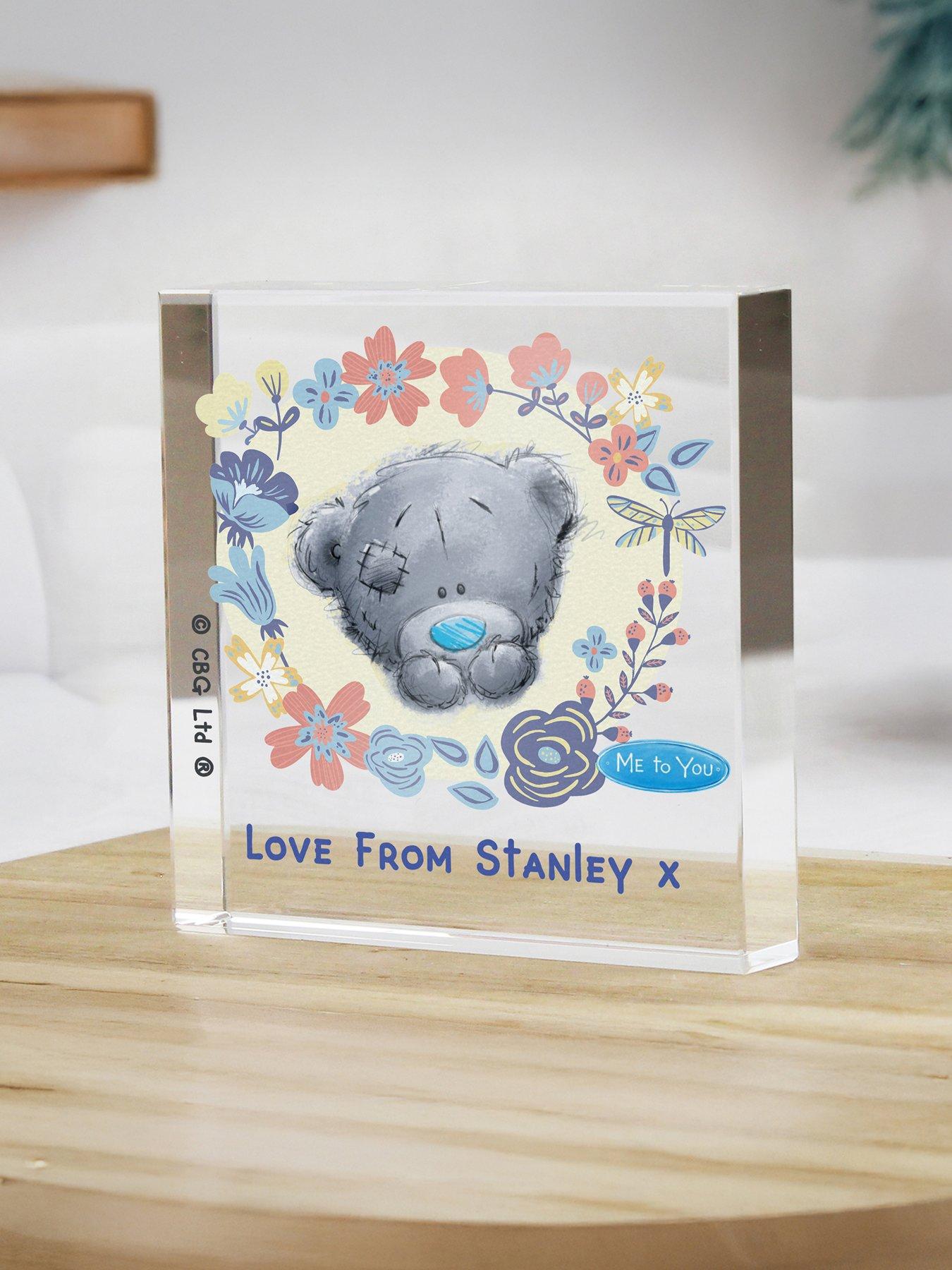 Image 3 of 3 of The Personalised Memento Company Personalised Small Crystal Glass Ornamet