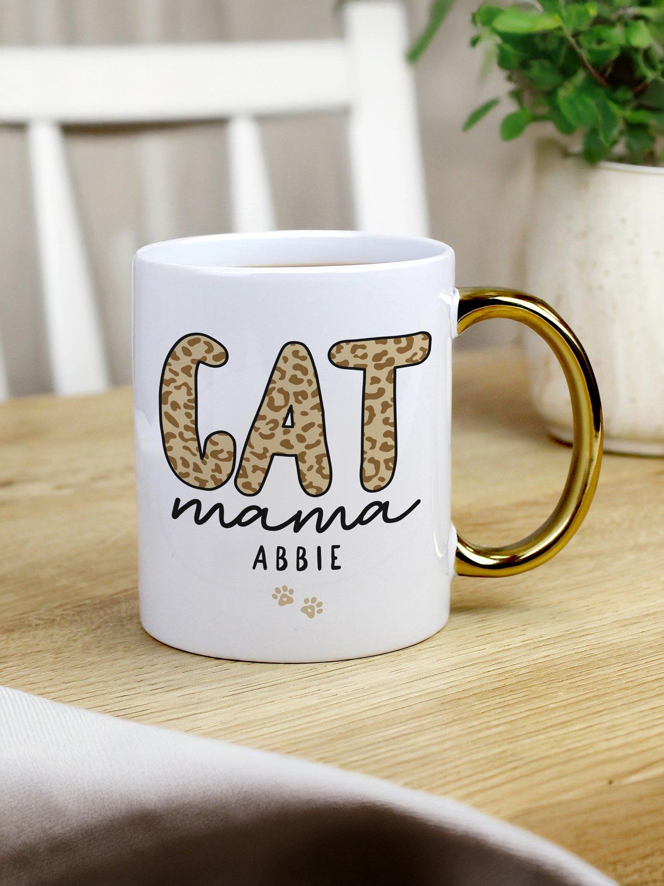 Image 1 of 3 of The Personalised Memento Company Personalised Cat Mama Mug