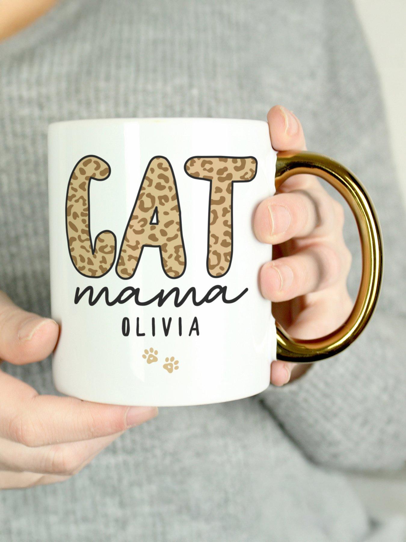 Image 2 of 3 of The Personalised Memento Company Personalised Cat Mama Mug