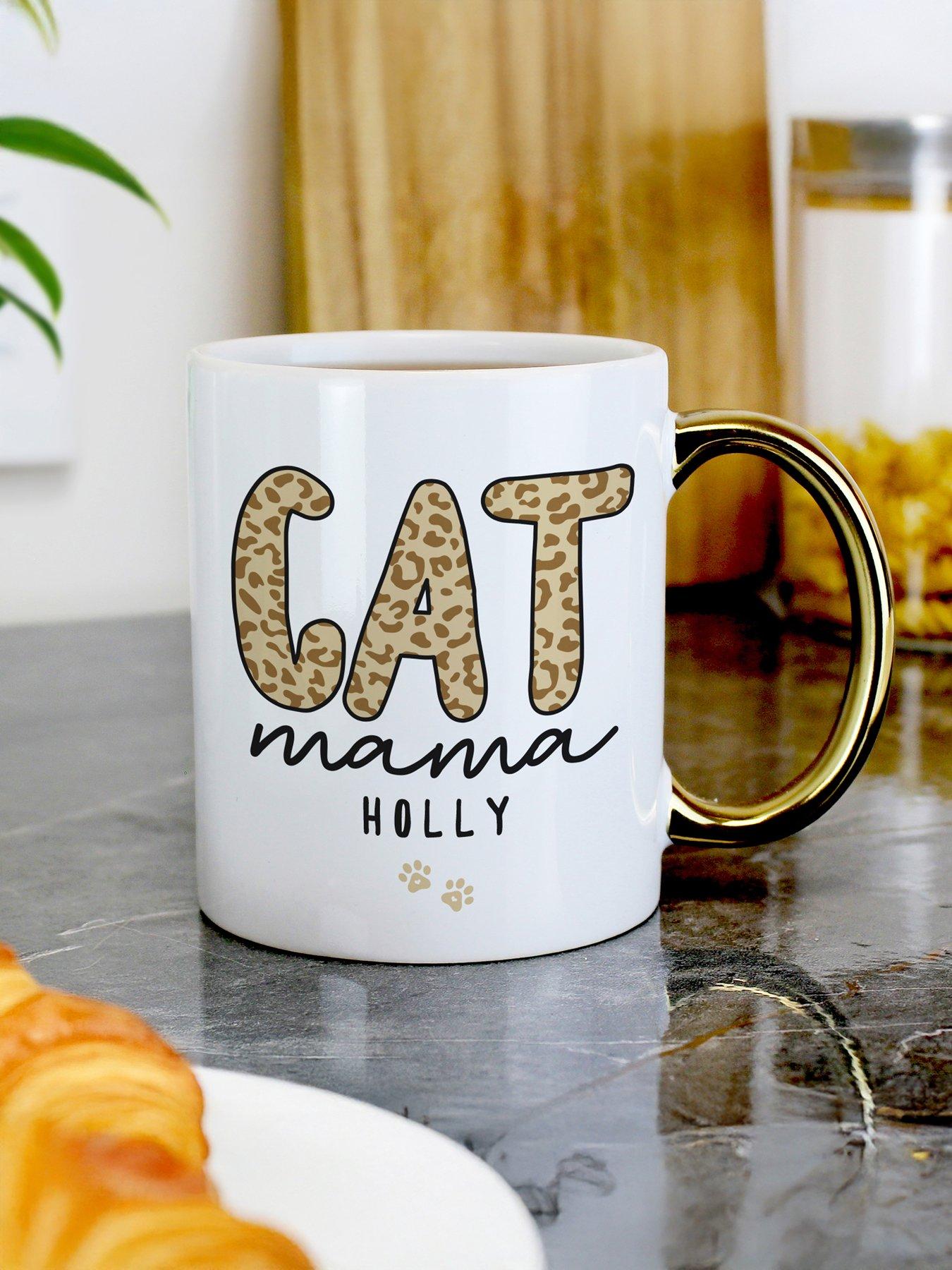 Image 3 of 3 of The Personalised Memento Company Personalised Cat Mama Mug