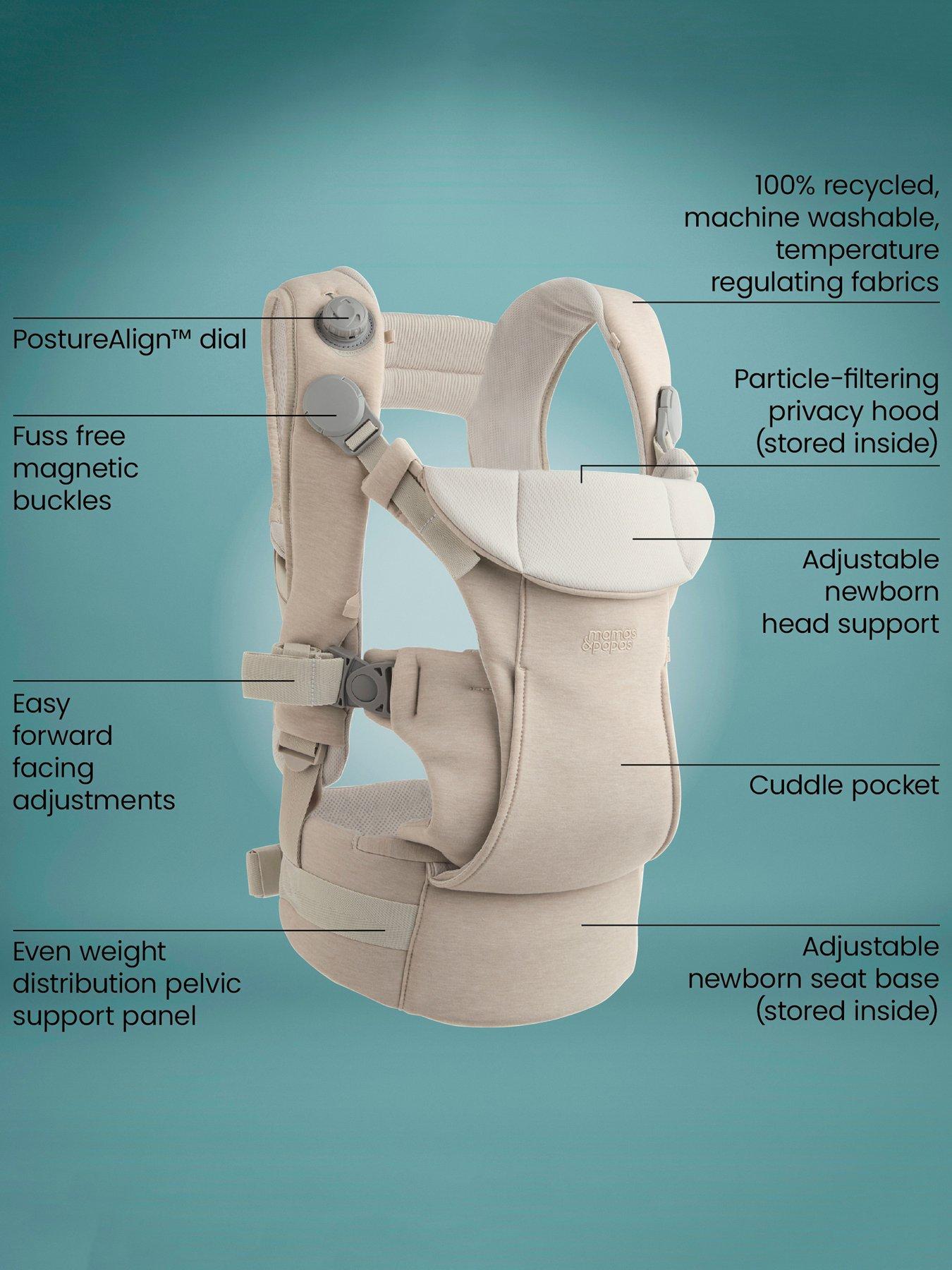 Image 3 of 8 of Mamas & Papas Kudo Baby Carrier - Cashmere