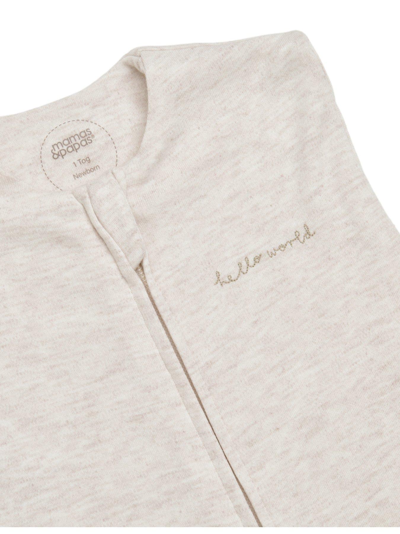 Image 3 of 5 of Mamas & Papas Swaddle - Newborn 1.0 Tog - Oat