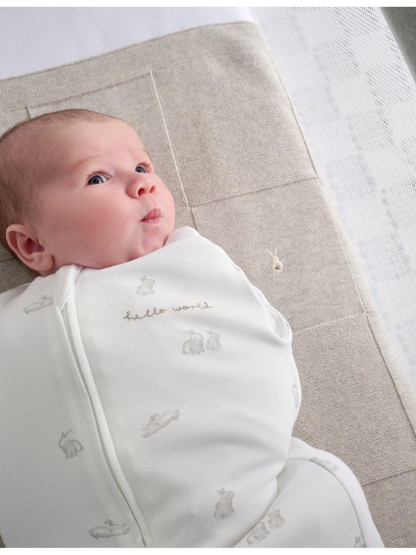 Image 5 of 5 of Mamas & Papas Swaddle - Newborn 1.0 Tog - Bunny