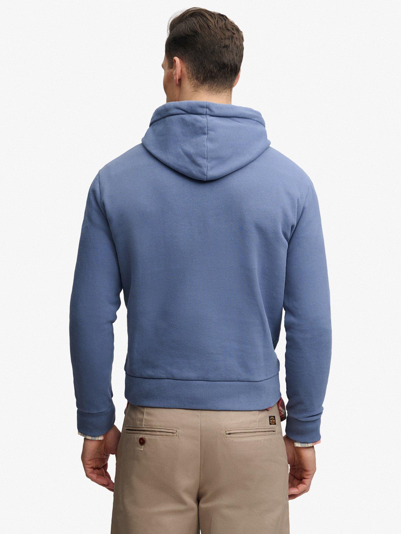 Image 2 of 5 of Superdry Superdry Lo-Fi Dockside Hoodie - Navy