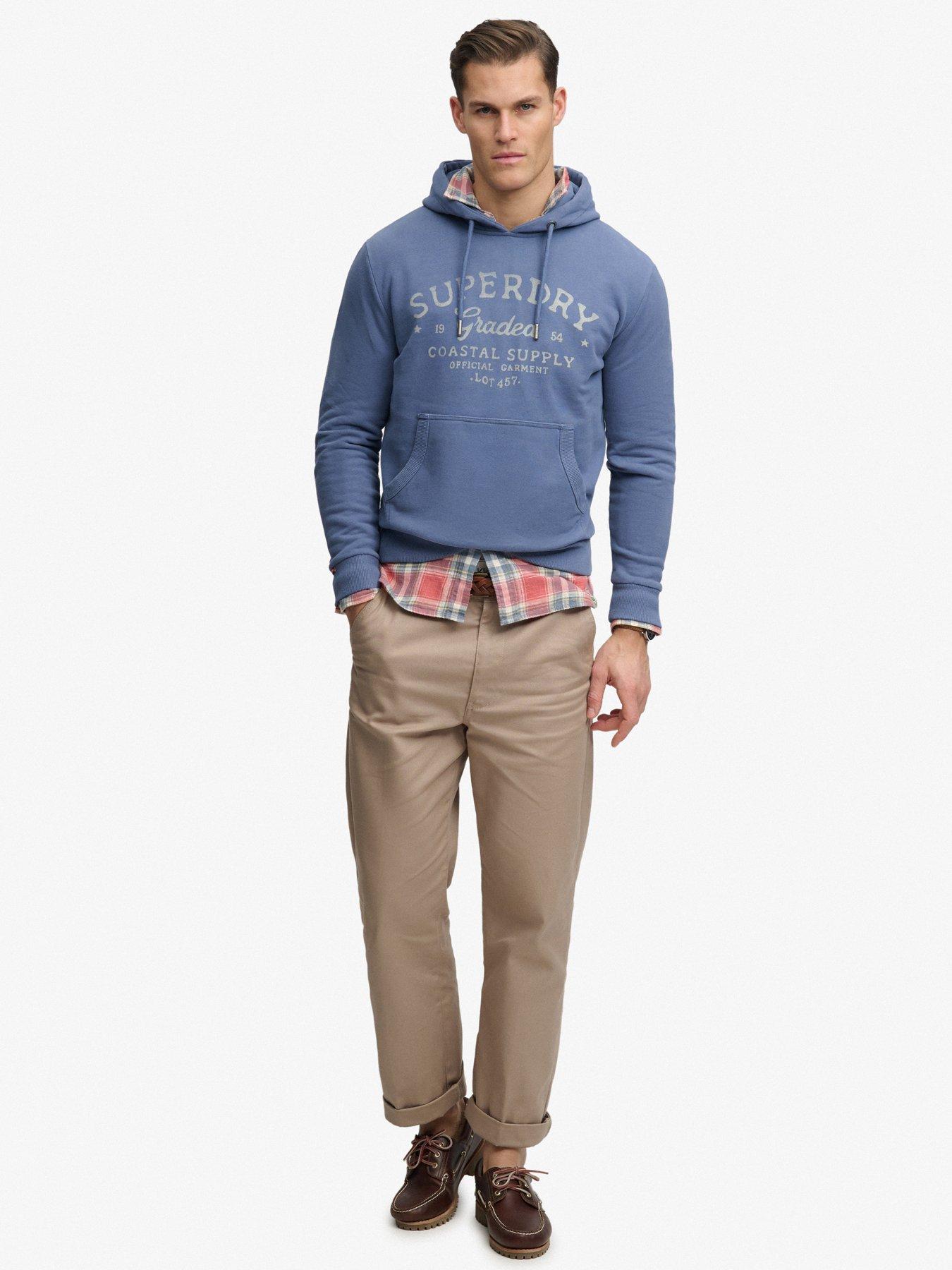 Image 3 of 5 of Superdry Superdry Lo-Fi Dockside Hoodie - Navy