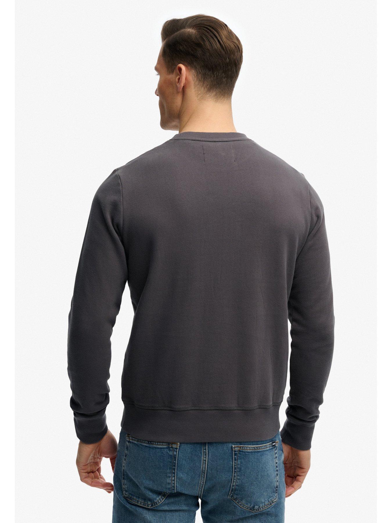 Image 2 of 6 of Superdry Superdry Retro Outdoor Relaxed Sweatshirt - Black