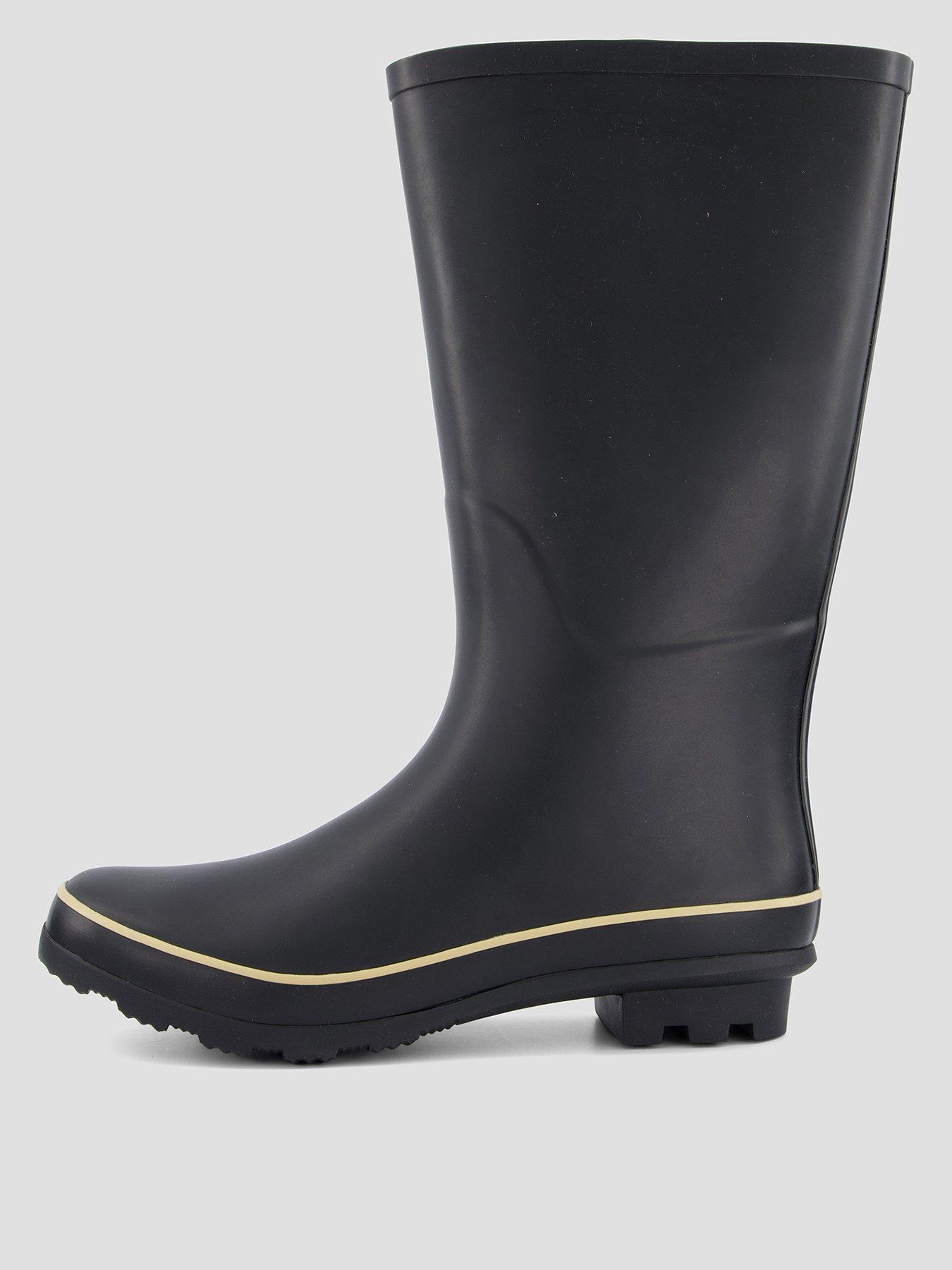 The Very Collection Tall Wellington Boot - Black
