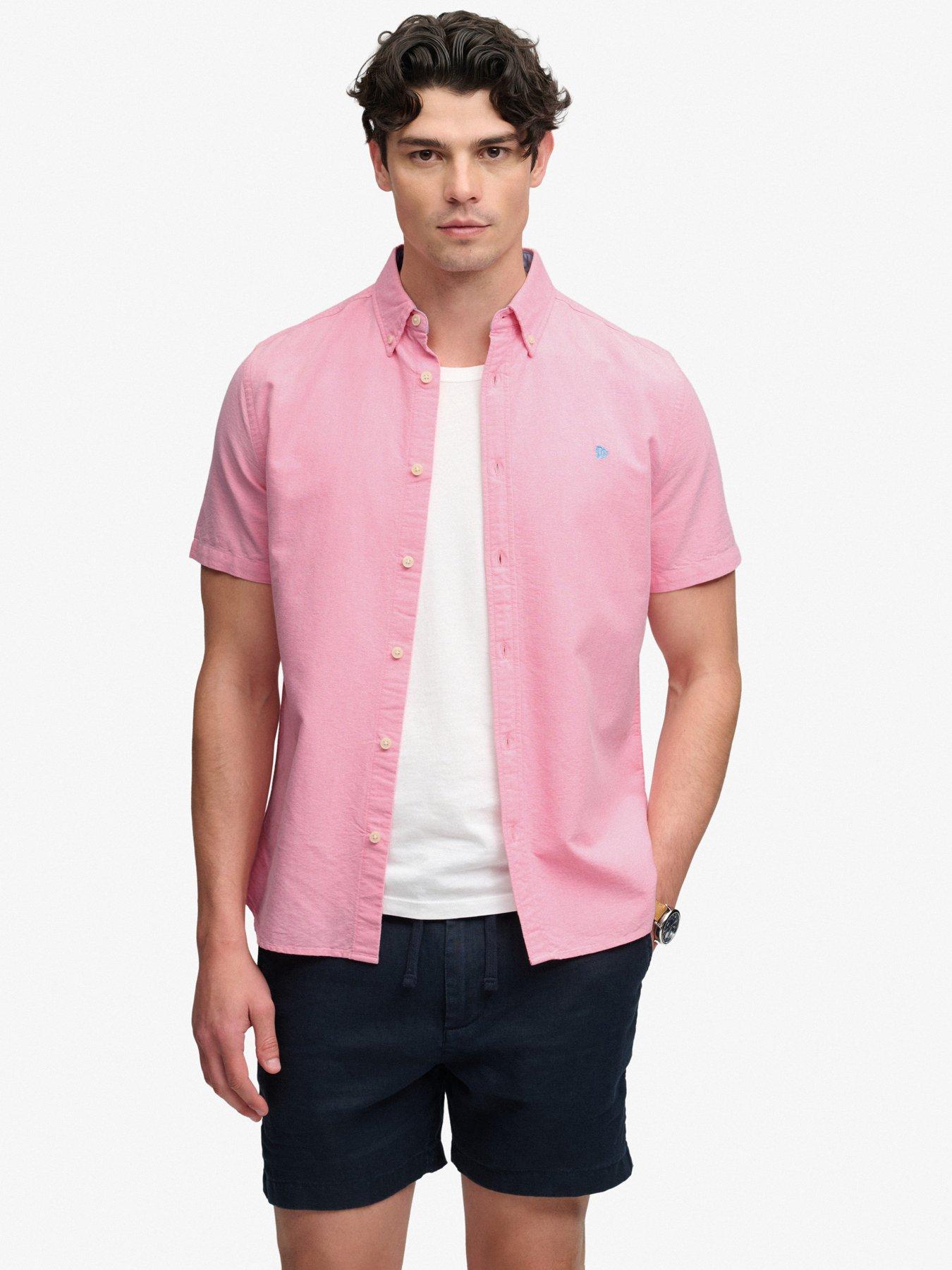 Superdry Pink Shirt Preppy Oxford - Image 2